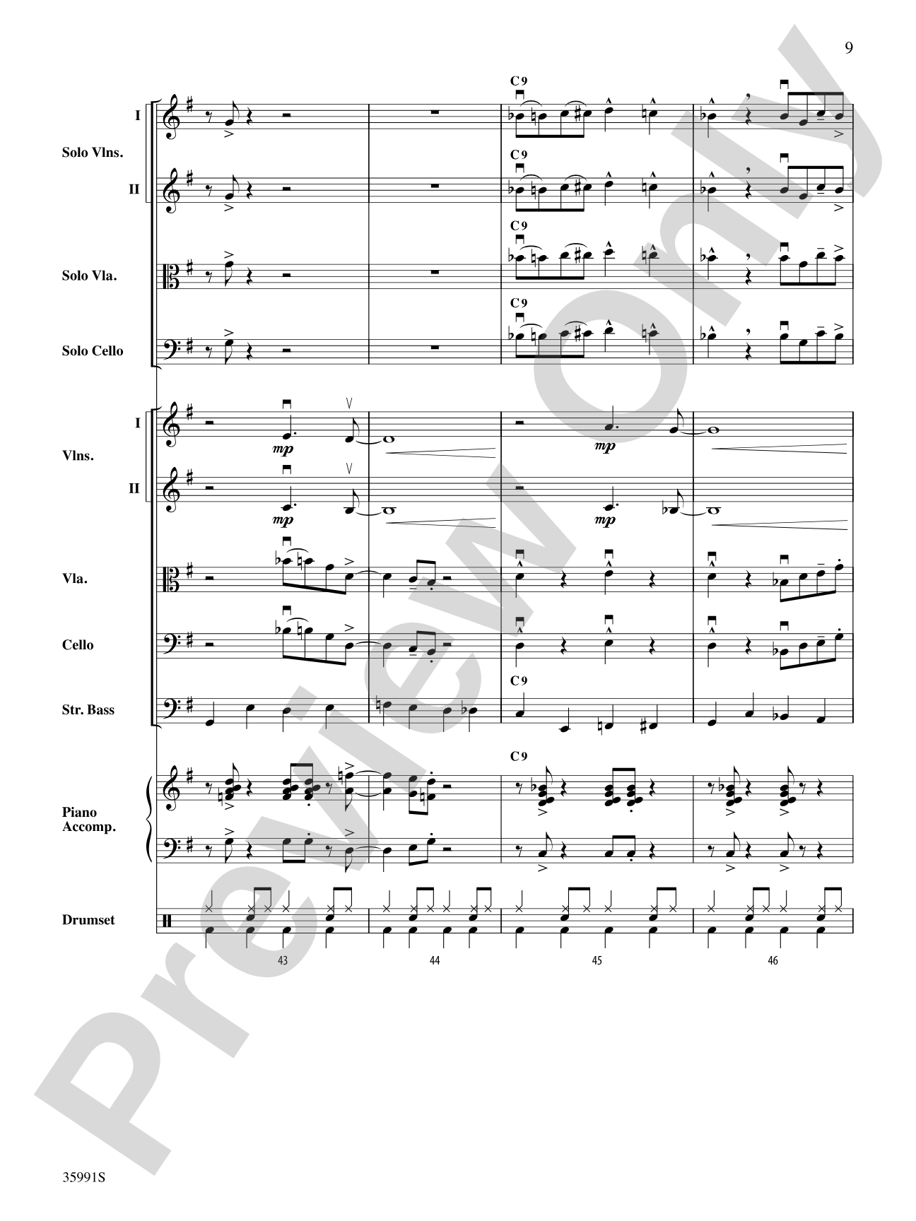 Johns Creek Jump: String Orchestra Conductor Score & Parts