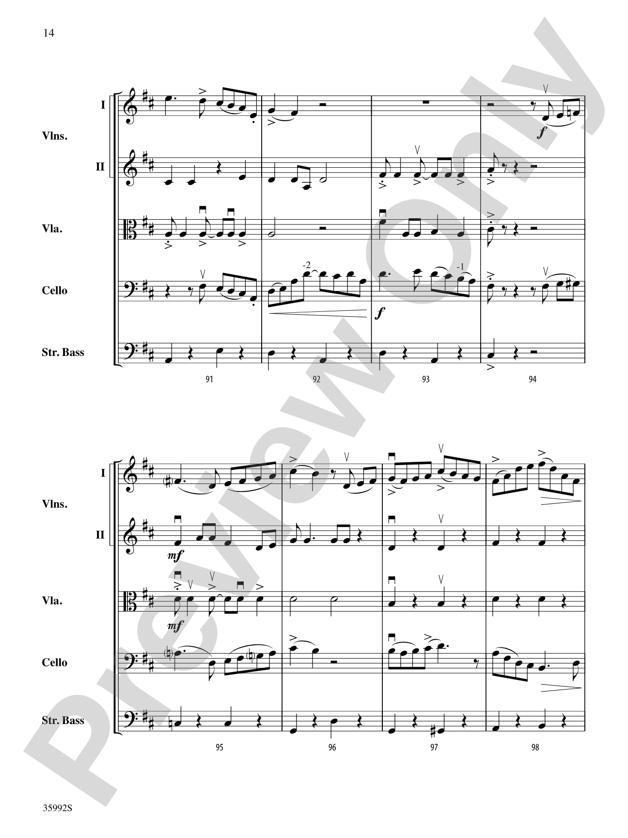Summer Choro: String Orchestra Conductor Score & Parts