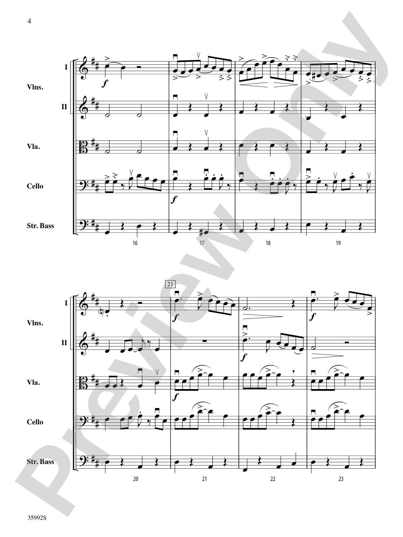 Summer Choro: String Orchestra Conductor Score & Parts
