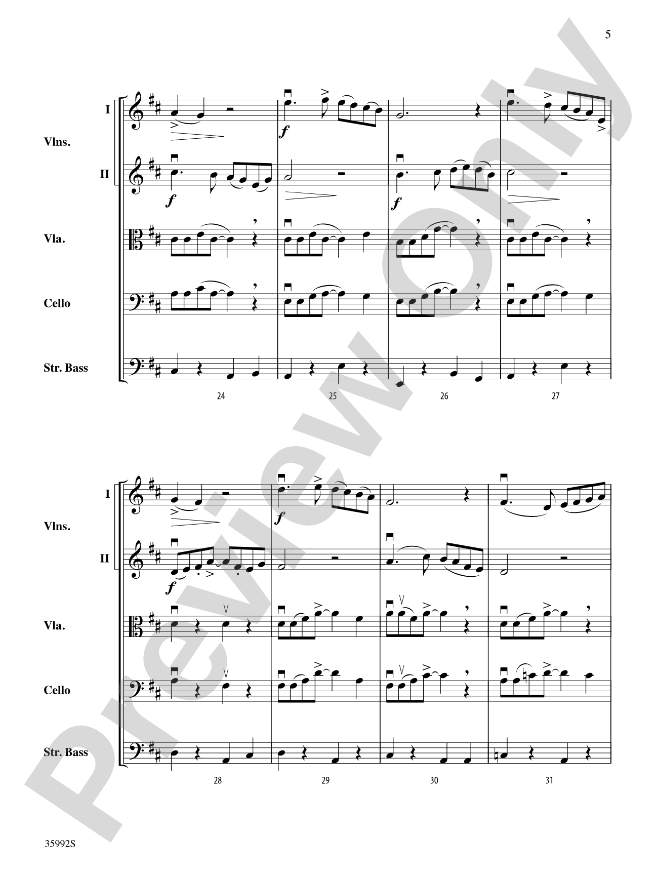 Summer Choro: String Orchestra Conductor Score & Parts