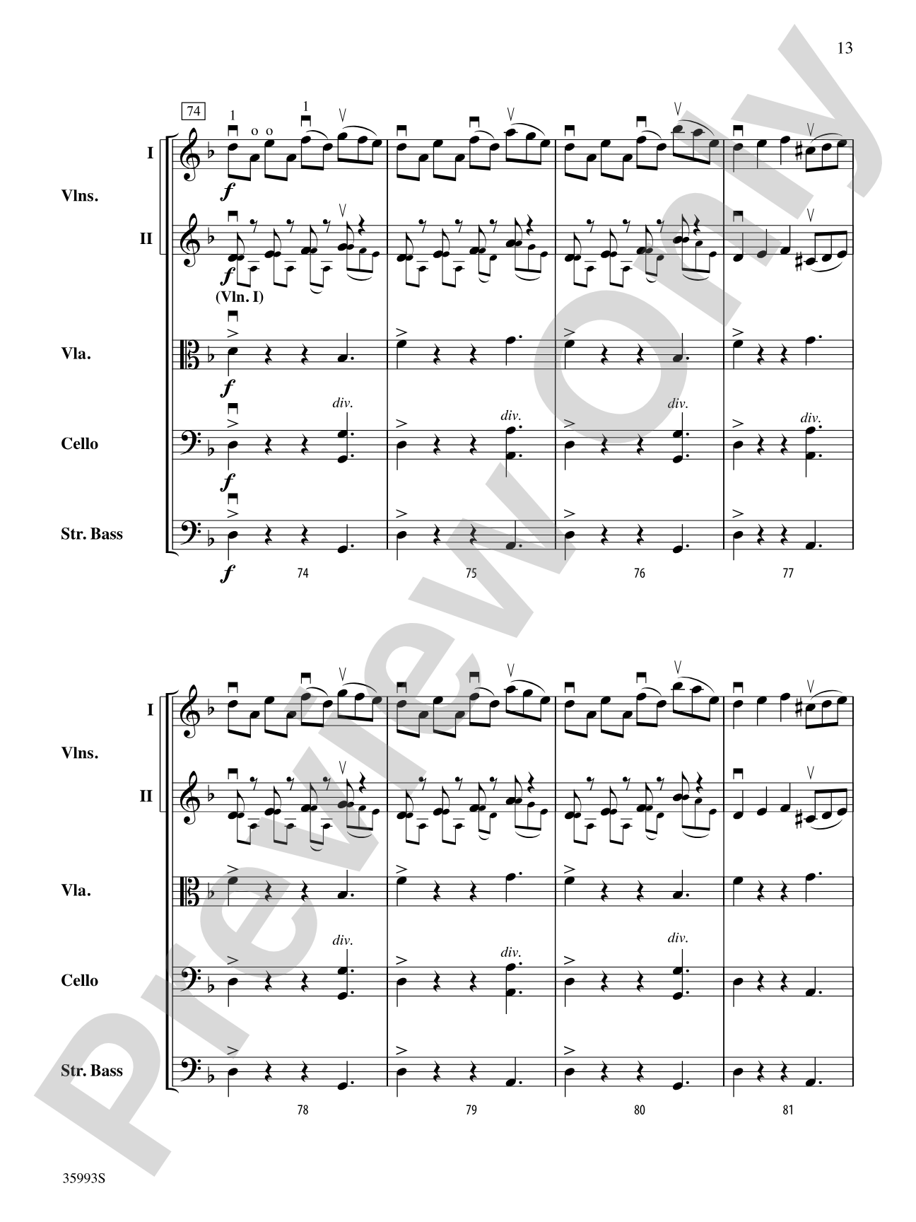 Chukum, Chukum, Chukum: String Orchestra Conductor Score & Parts