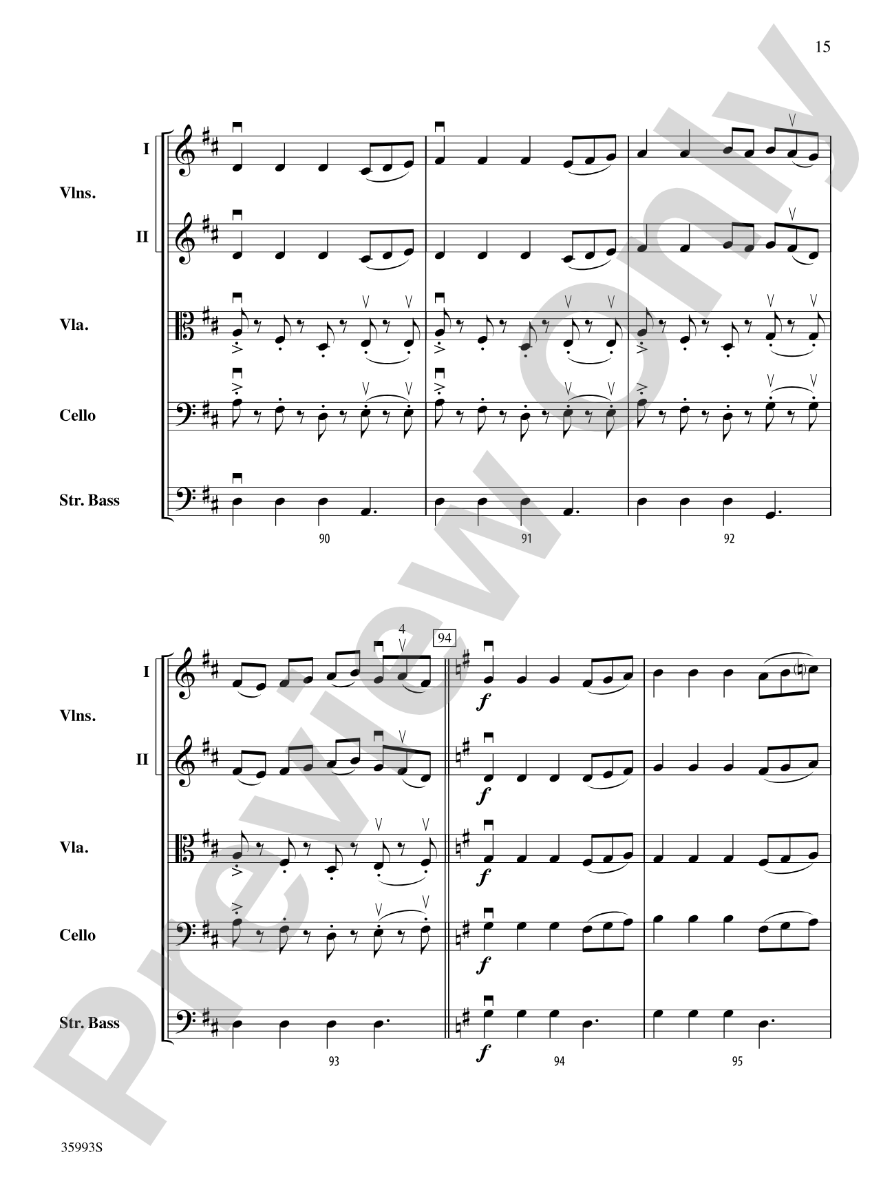Chukum, Chukum, Chukum: String Orchestra Conductor Score & Parts