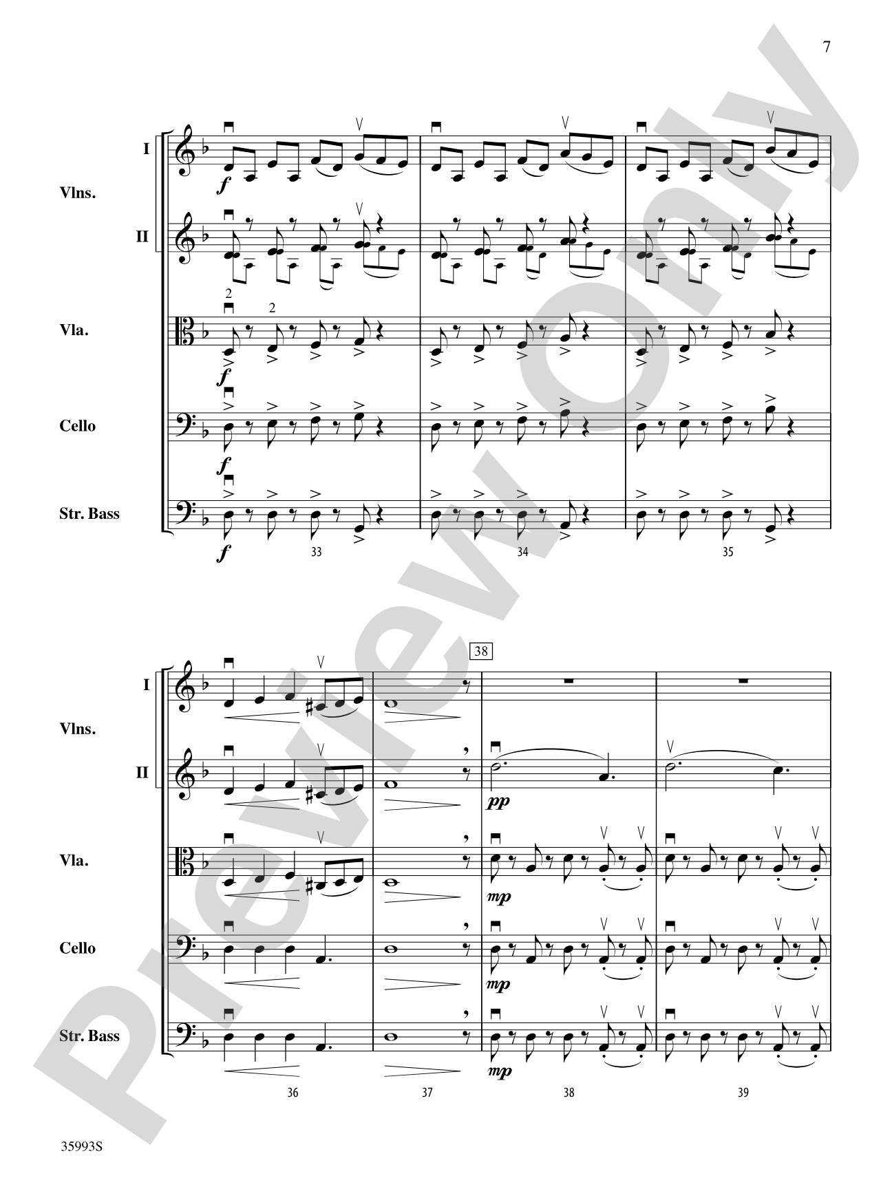 Chukum, Chukum, Chukum: String Orchestra Conductor Score & Parts