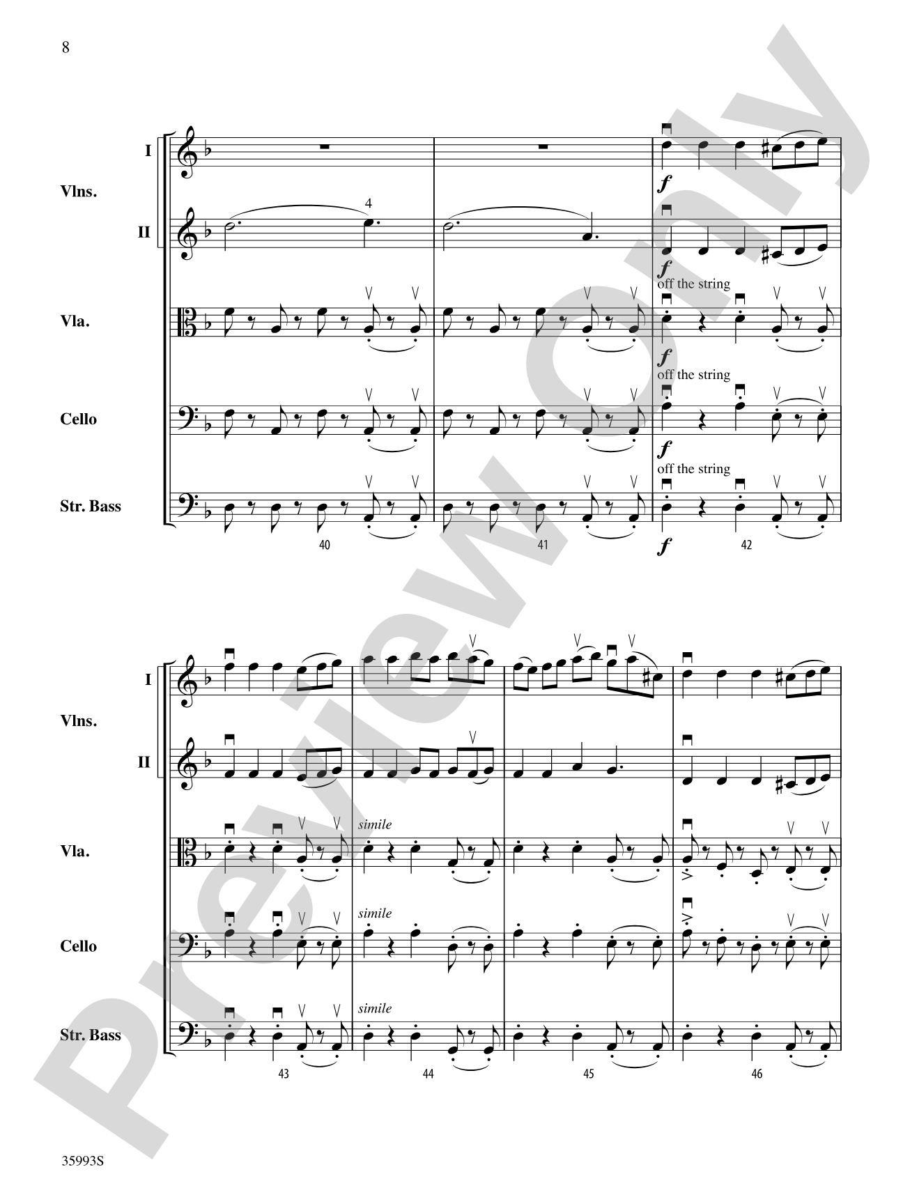 Chukum, Chukum, Chukum: String Orchestra Conductor Score & Parts