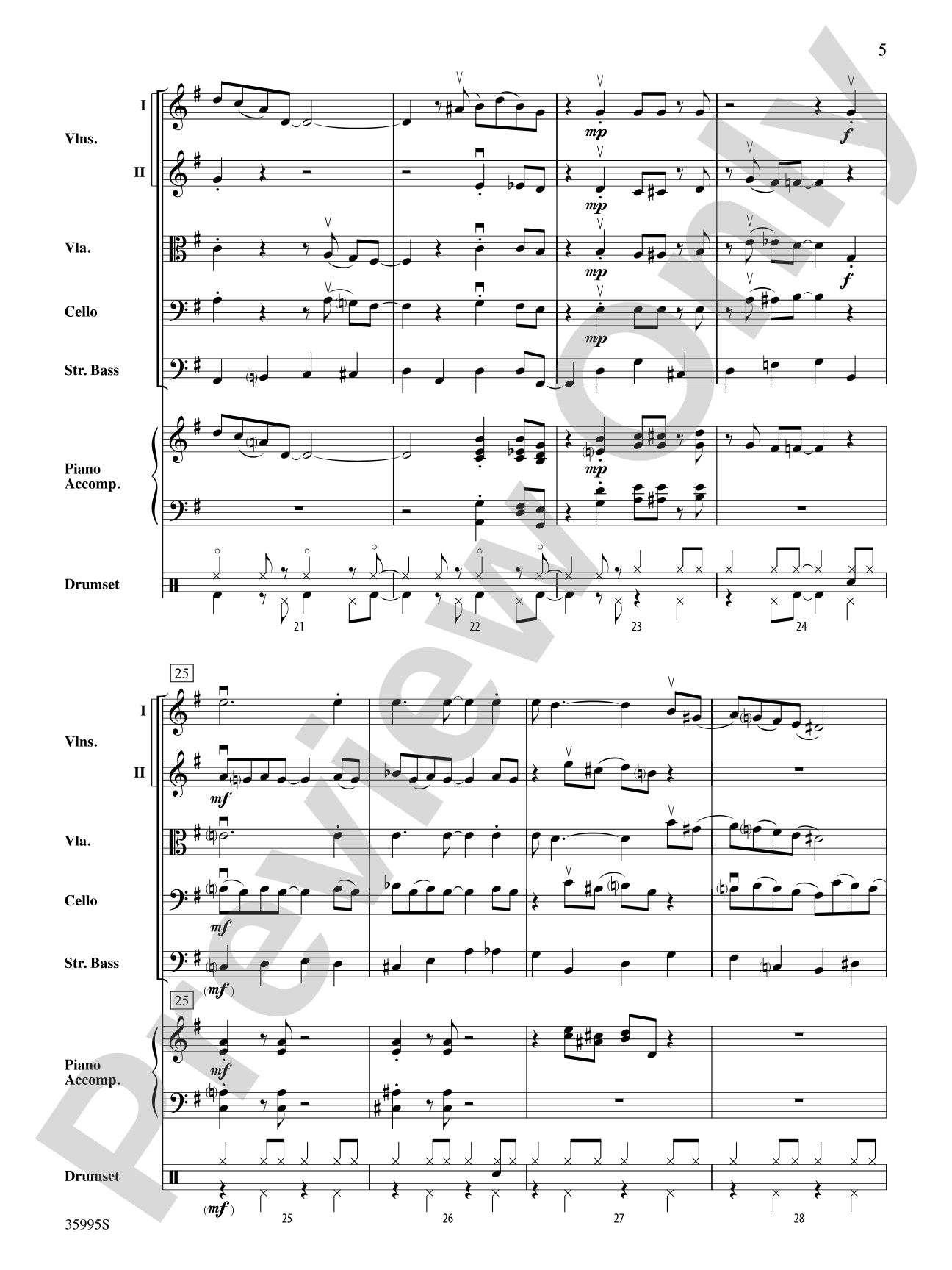 Oh, Lady Be Good!: String Orchestra Conductor Score & Parts