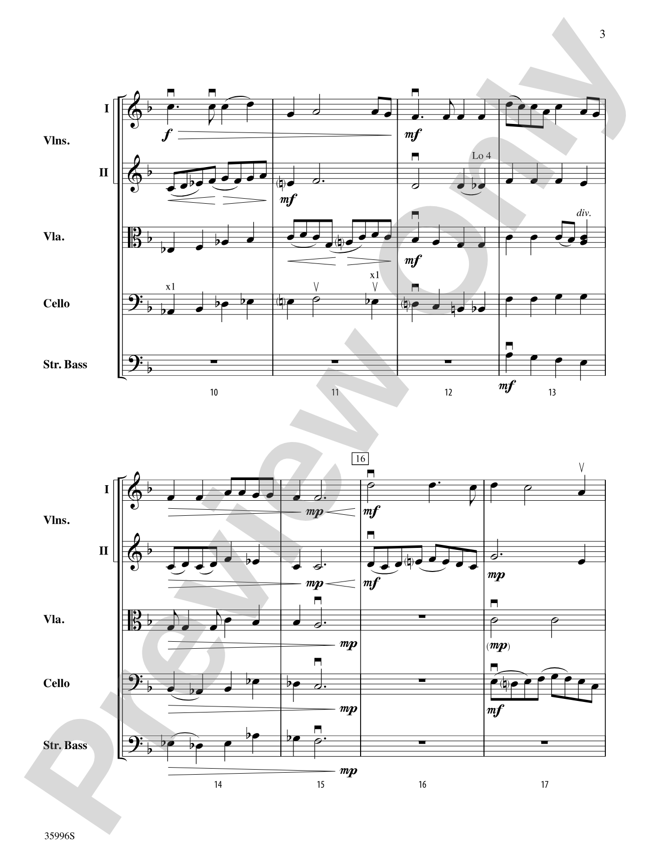 Steal Away: String Orchestra Conductor Score & Parts