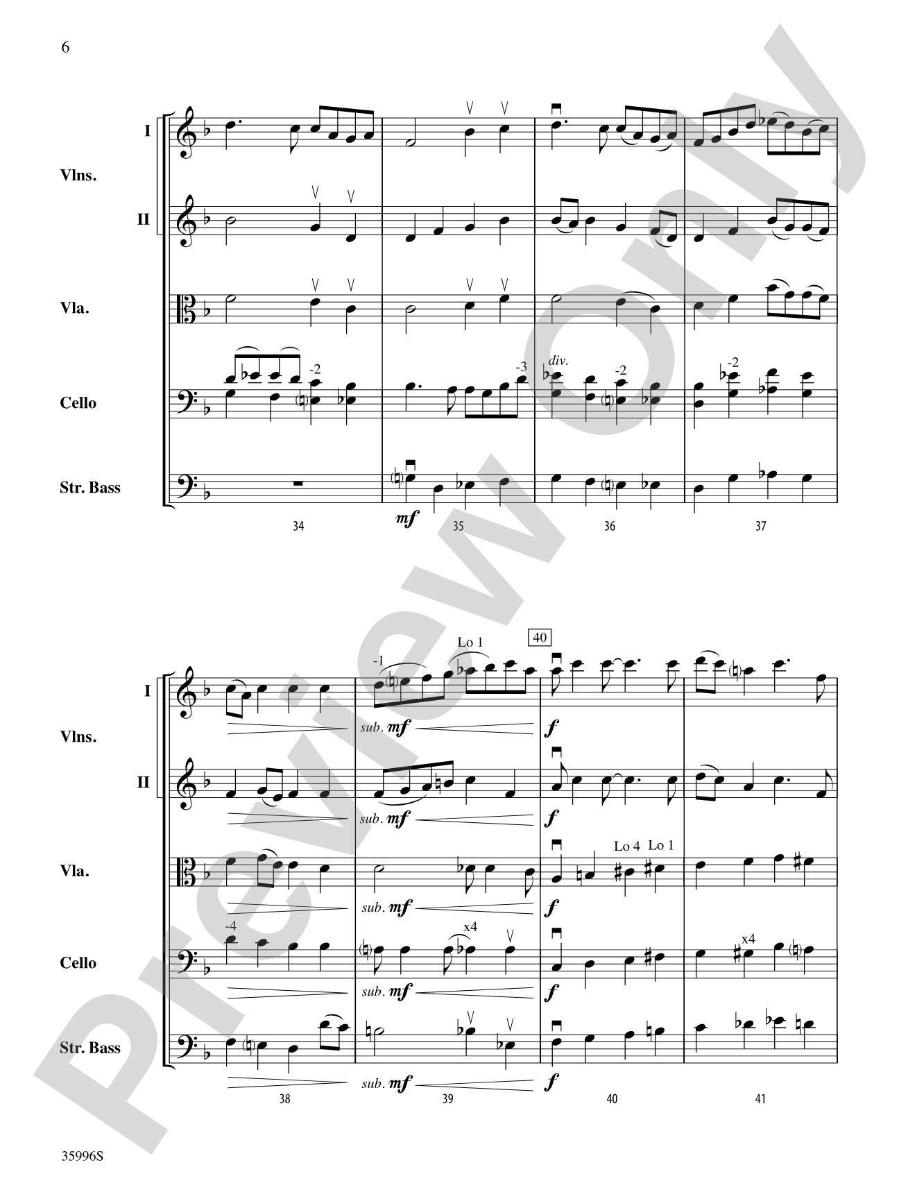 Steal Away: String Orchestra Conductor Score & Parts
