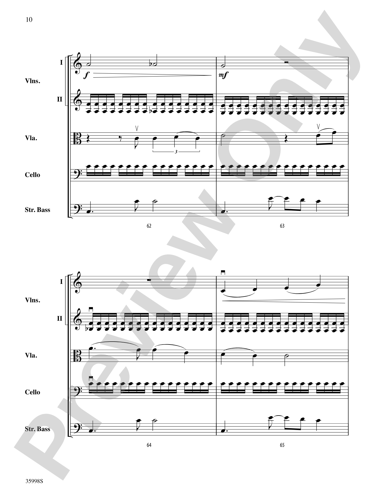 Leap of Faith: String Orchestra Conductor Score & Parts