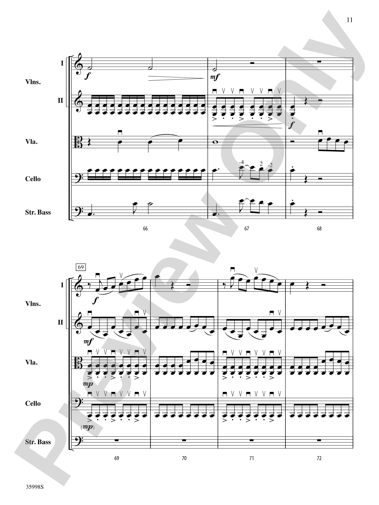 Leap of Faith: String Orchestra Conductor Score & Parts