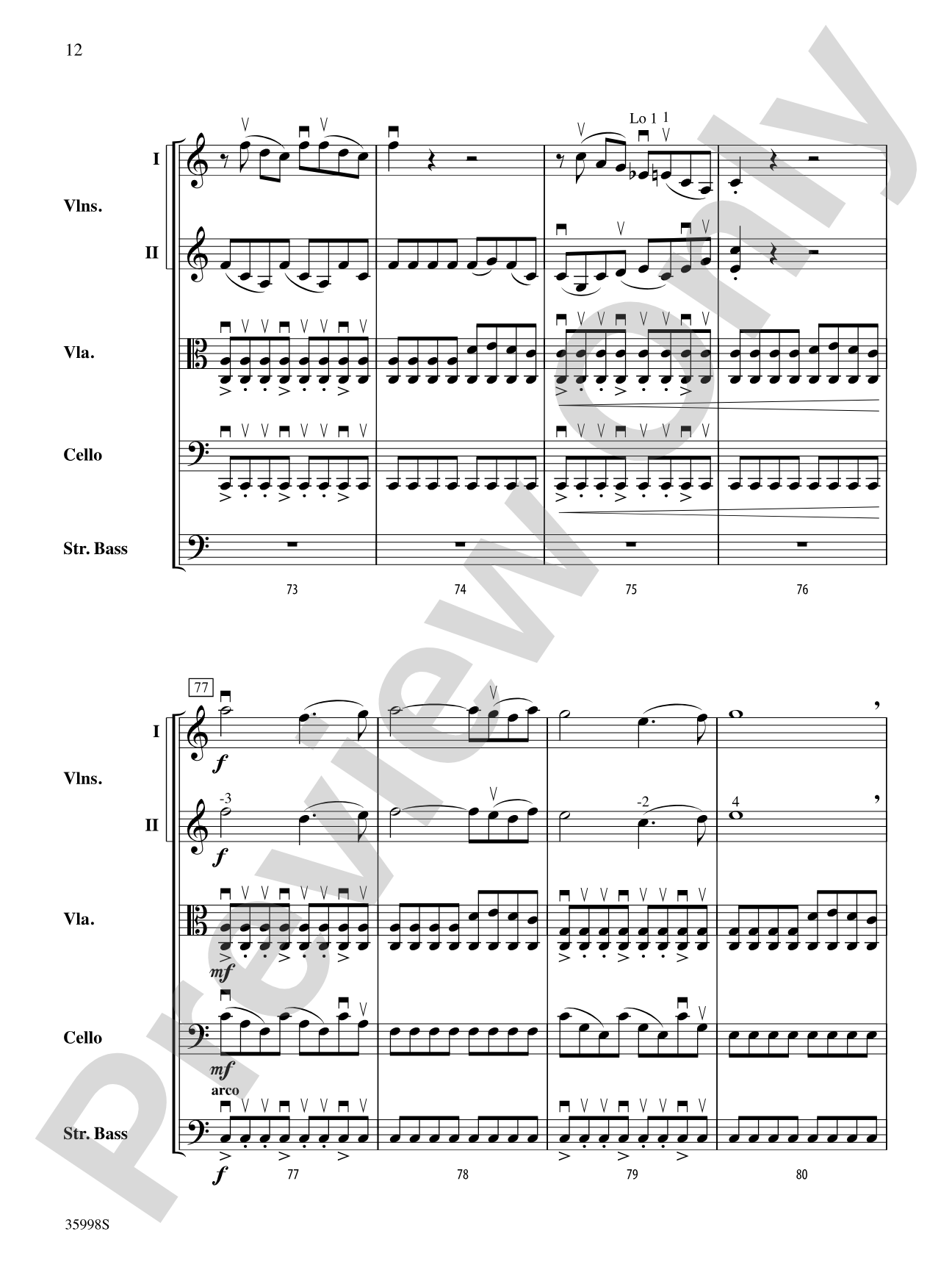 Leap of Faith: String Orchestra Conductor Score & Parts
