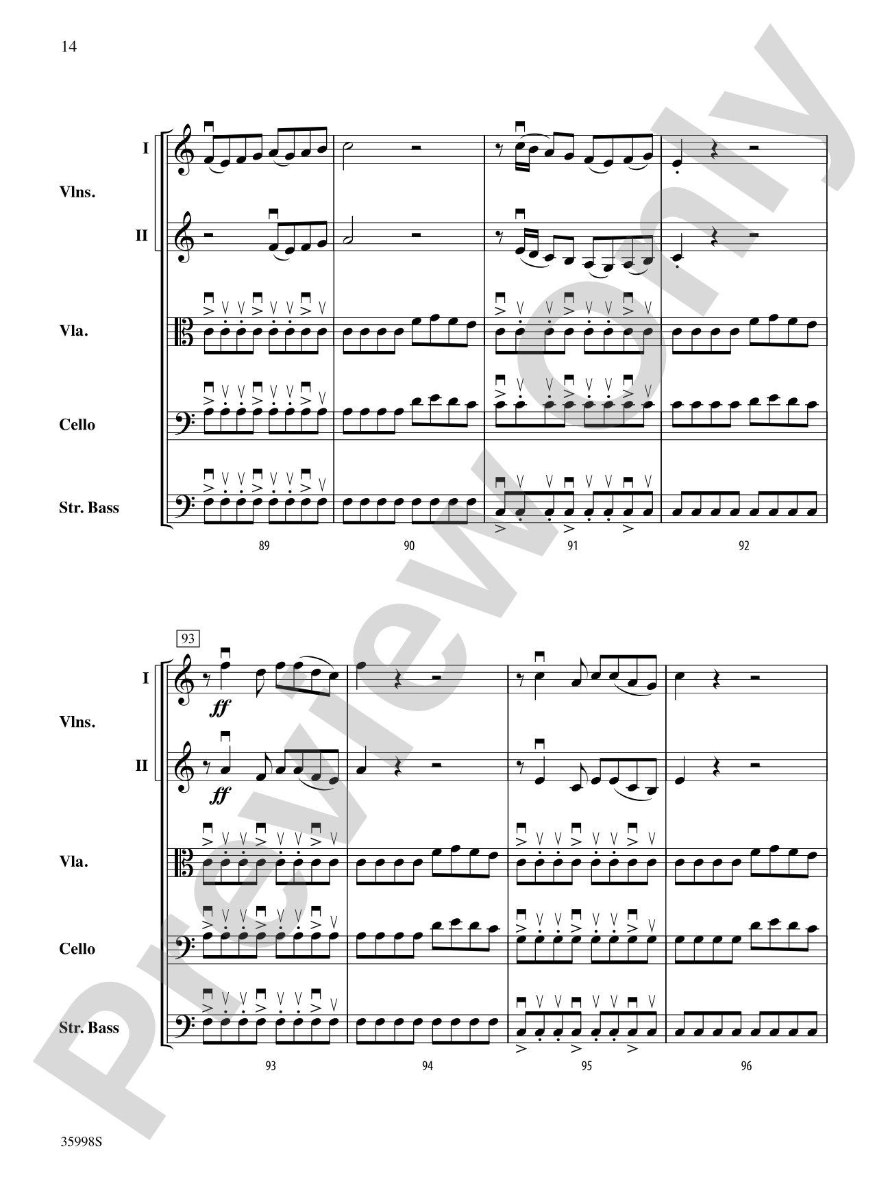 Leap of Faith: String Orchestra Conductor Score & Parts