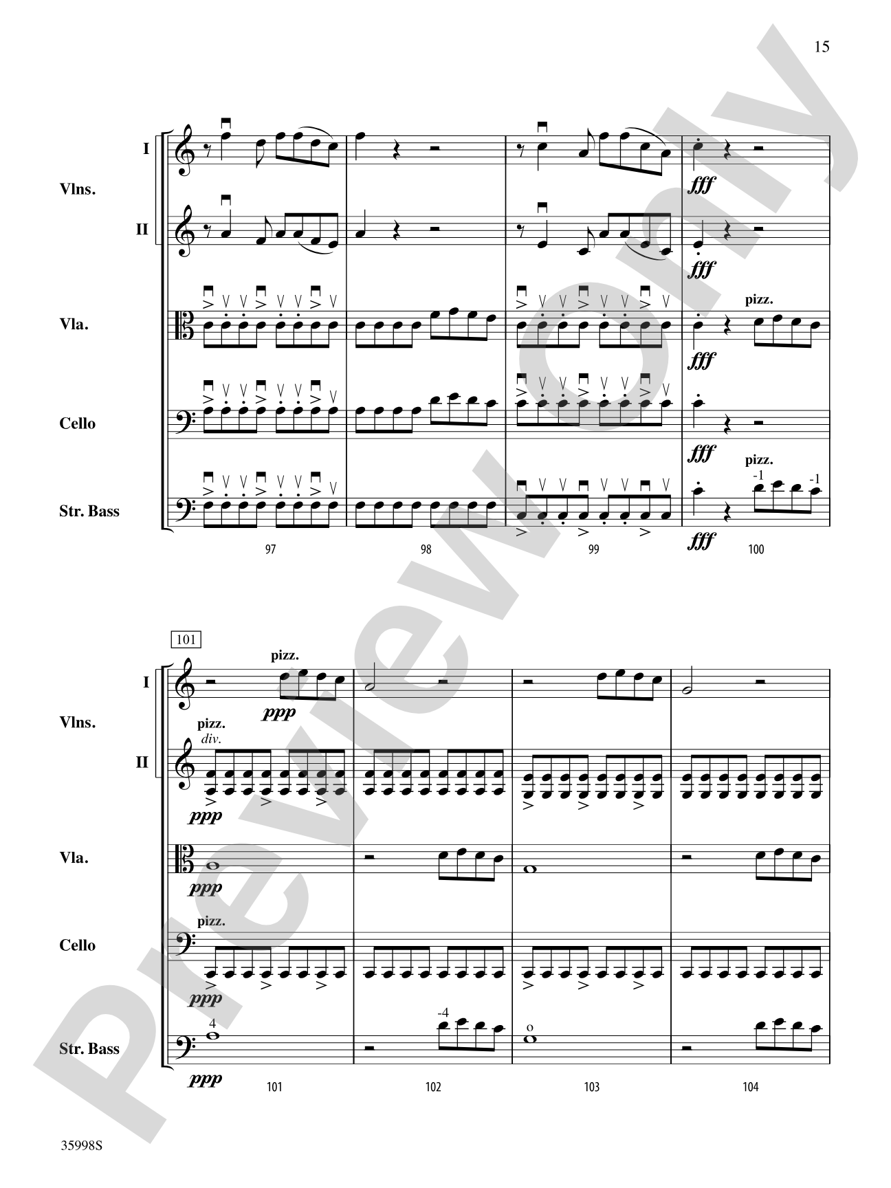 Leap of Faith: String Orchestra Conductor Score & Parts