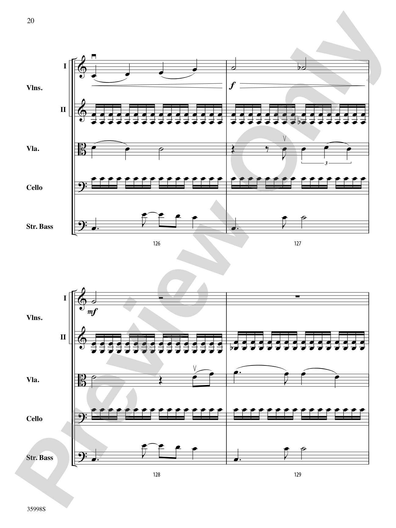 Leap of Faith: String Orchestra Conductor Score & Parts