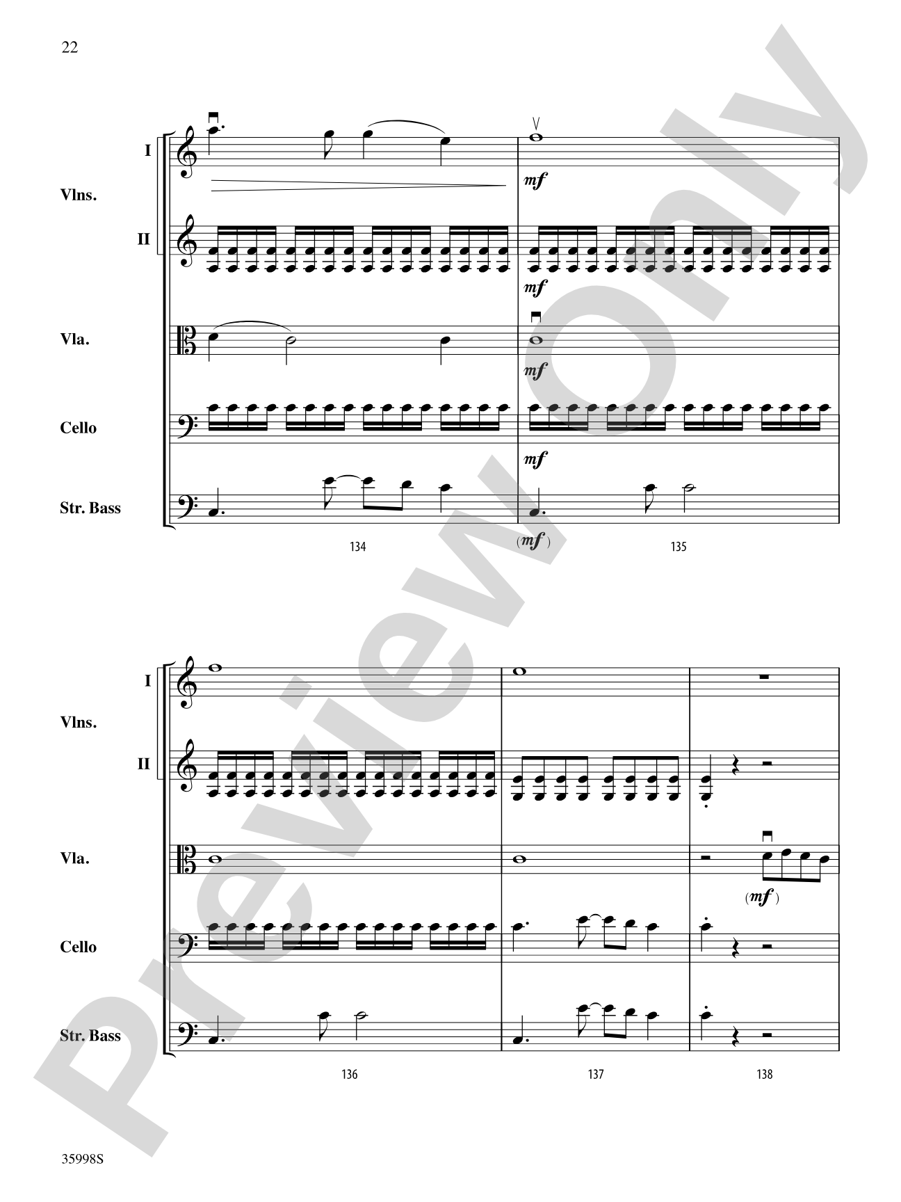 Leap of Faith: String Orchestra Conductor Score & Parts