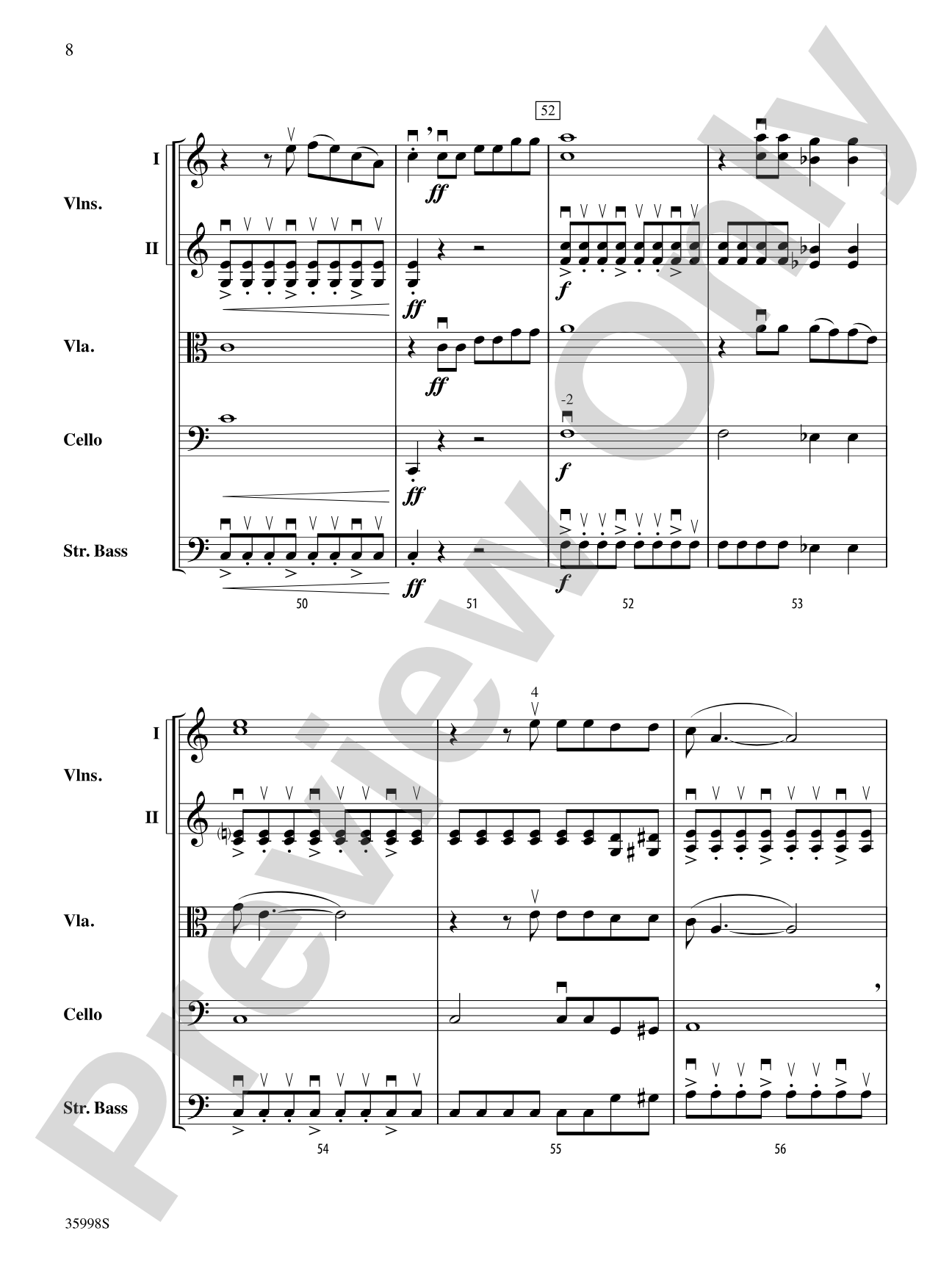 Leap of Faith: String Orchestra Conductor Score & Parts