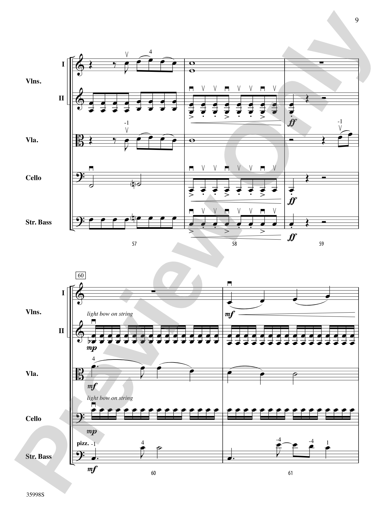 Leap of Faith: String Orchestra Conductor Score & Parts