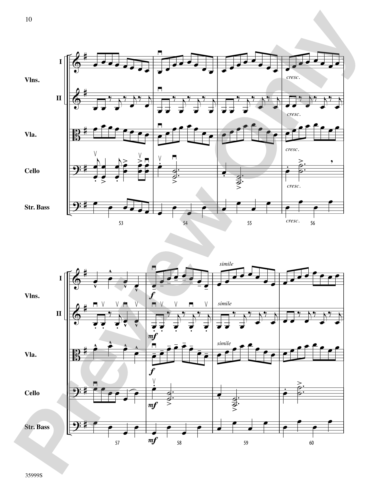 1812 -- A Fiddler's Overture: String Orchestra Conductor Score & Parts