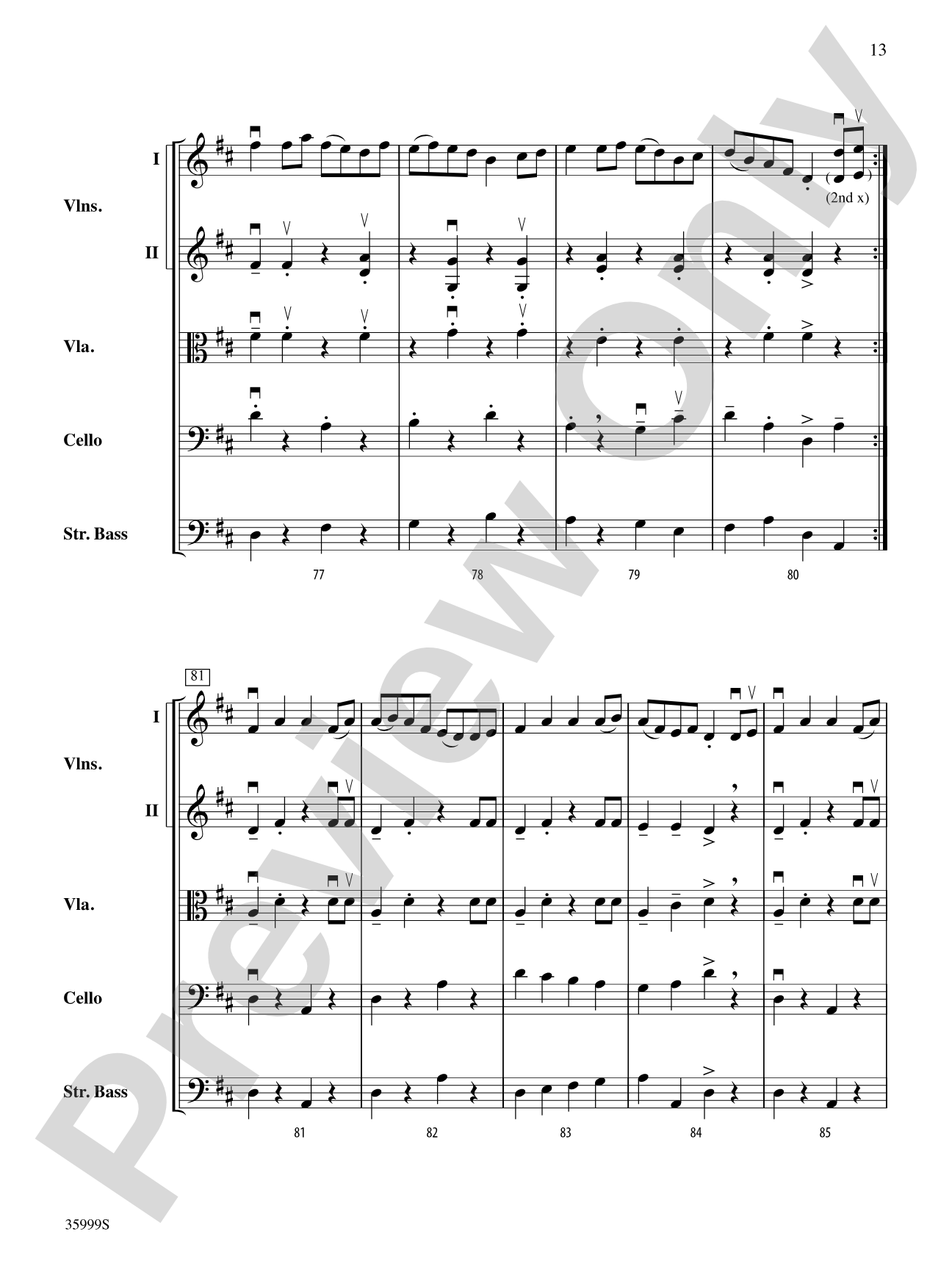 1812 -- A Fiddler's Overture: String Orchestra Conductor Score & Parts