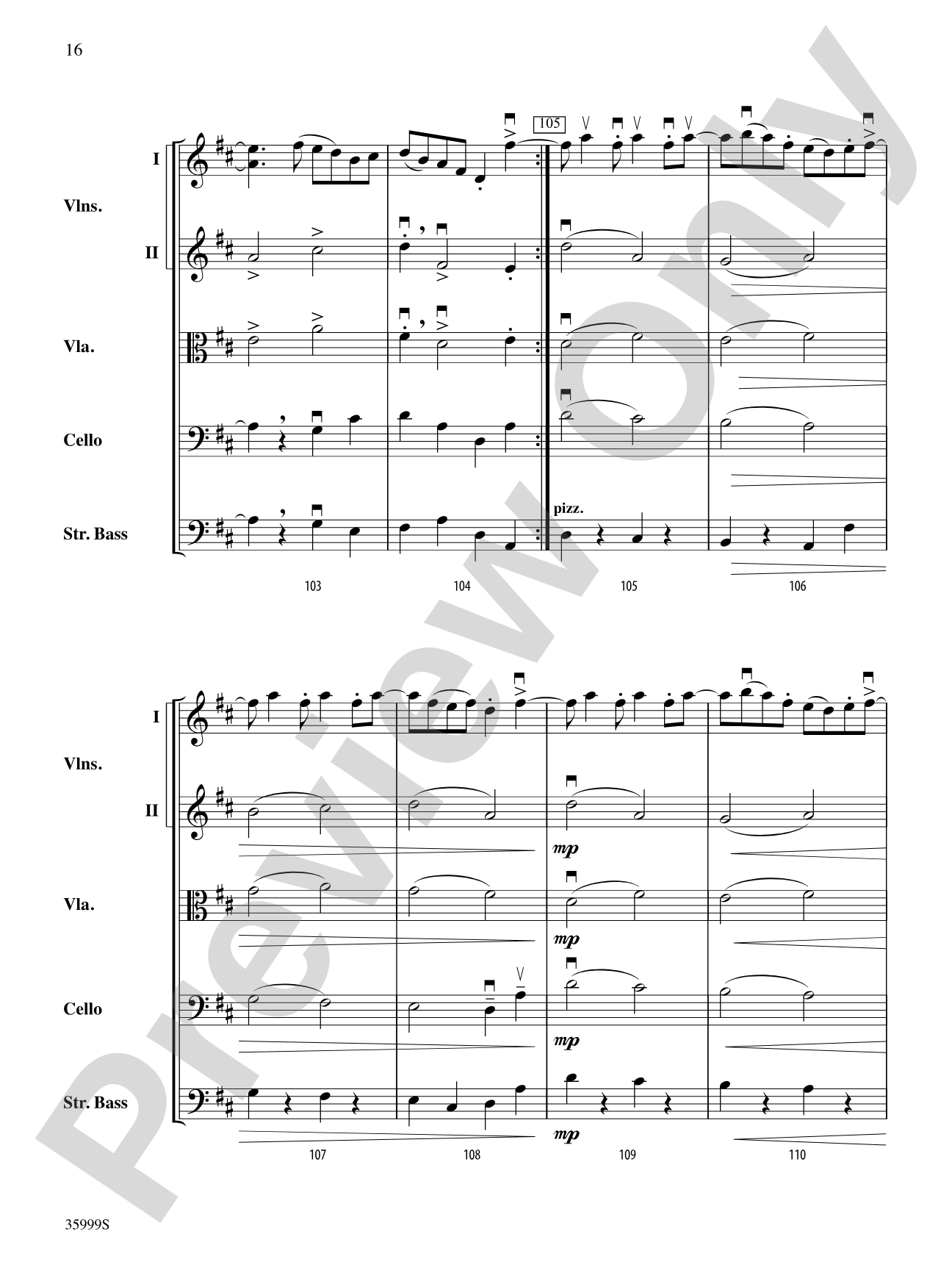 1812 -- A Fiddler's Overture: String Orchestra Conductor Score & Parts