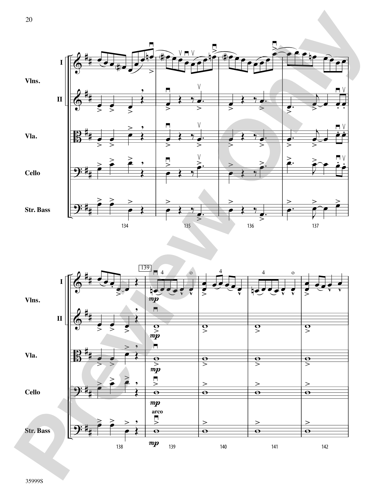 1812 -- A Fiddler's Overture: String Orchestra Conductor Score & Parts