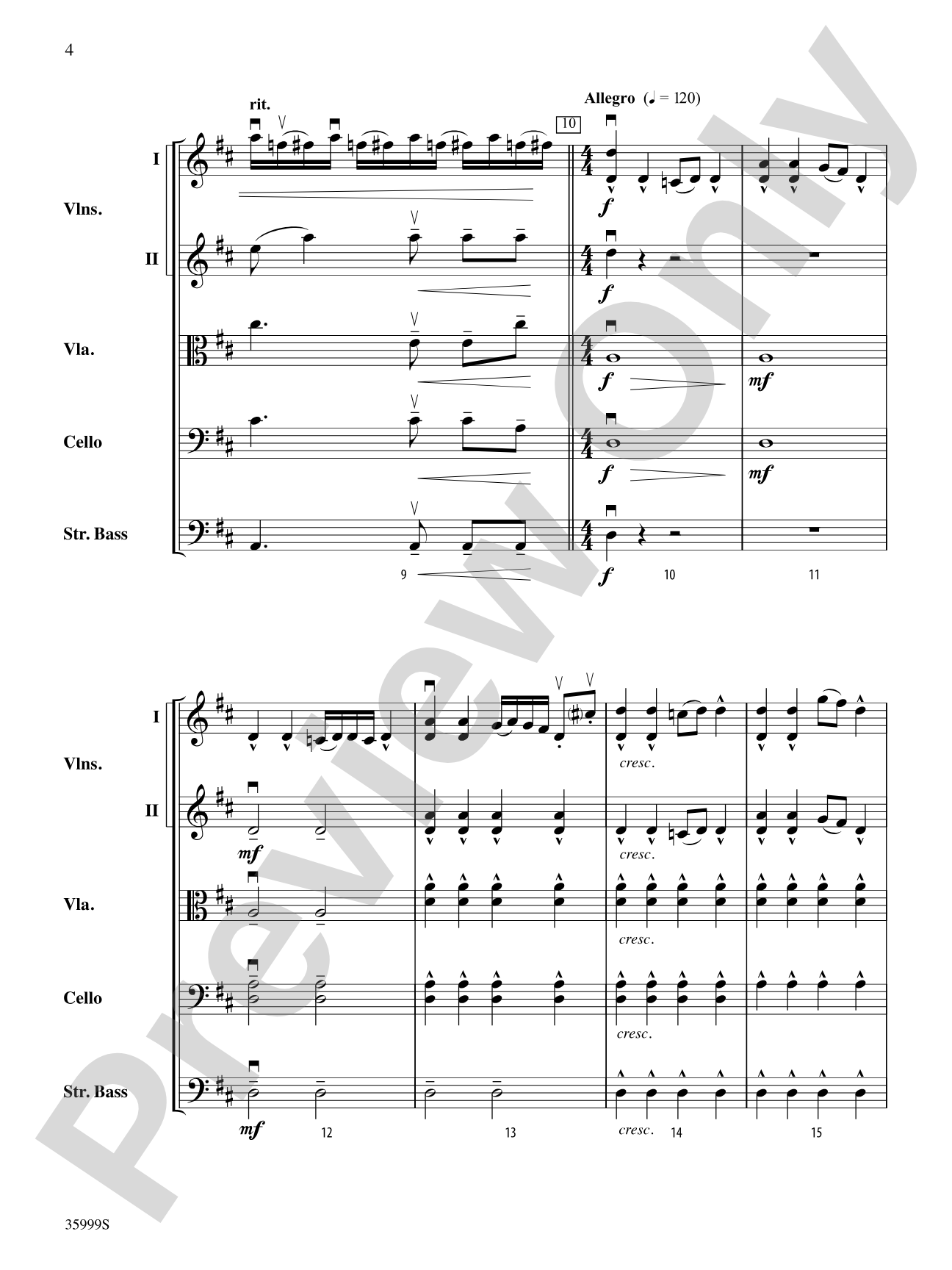 1812 -- A Fiddler's Overture: String Orchestra Conductor Score & Parts