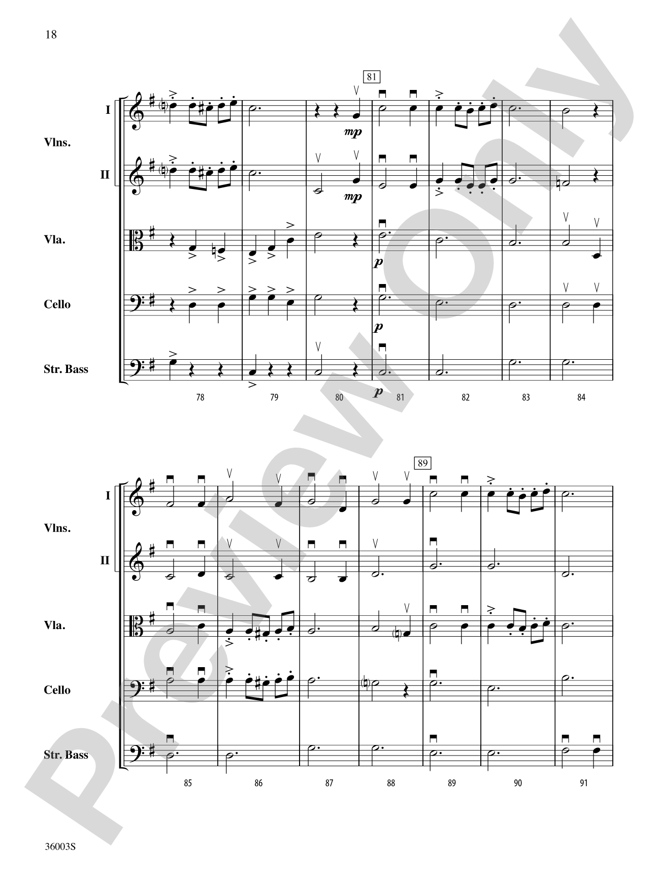 A Night at the Opera: String Orchestra Conductor Score & Parts