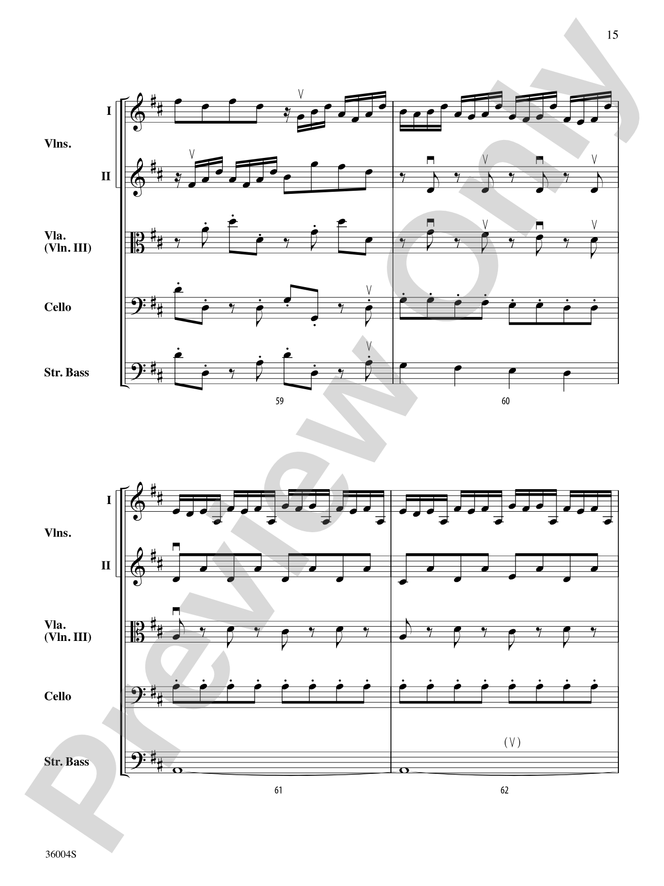 Locatelli's Challenge: String Orchestra Conductor Score & Parts