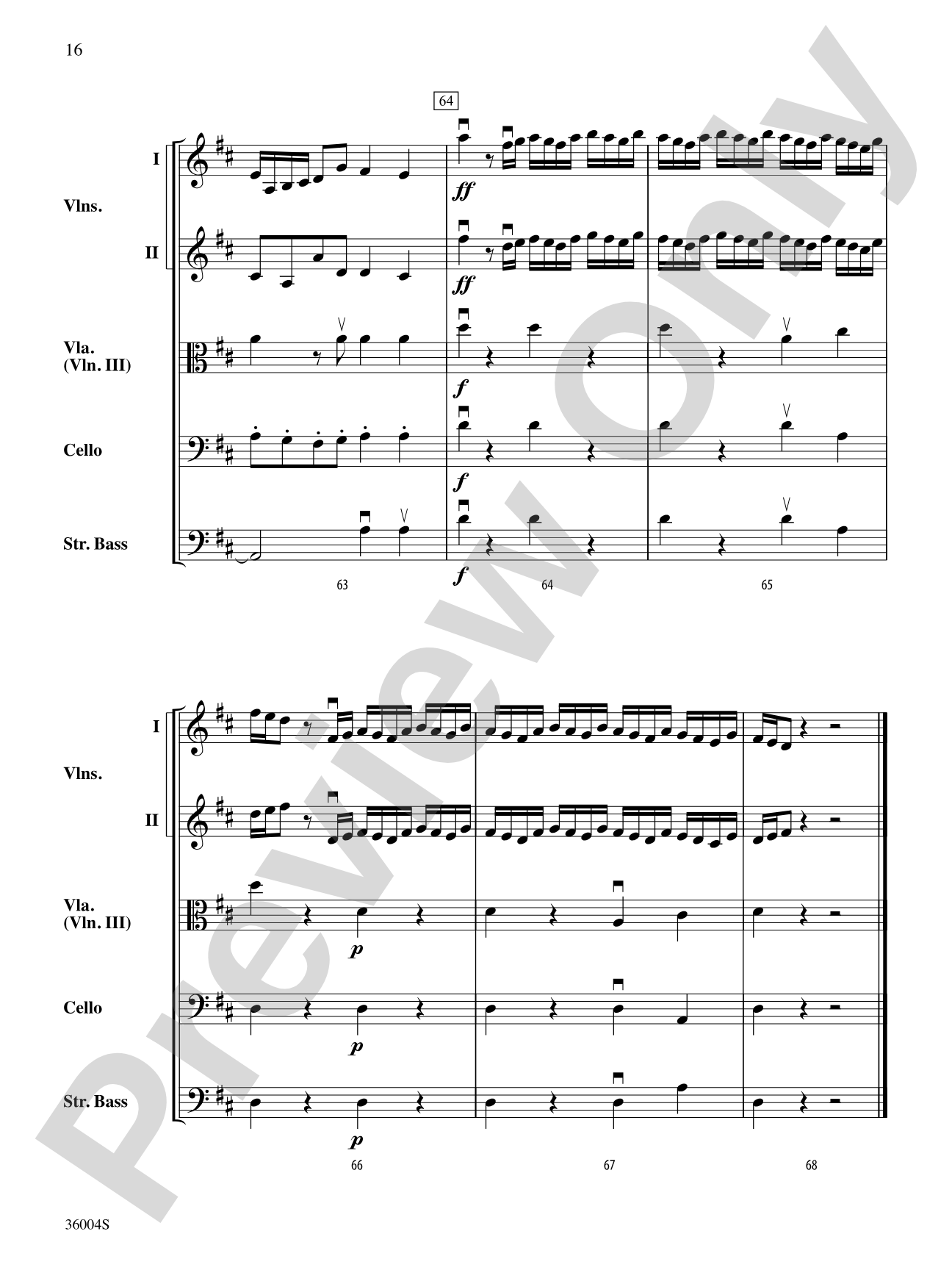 Locatelli's Challenge: String Orchestra Conductor Score & Parts