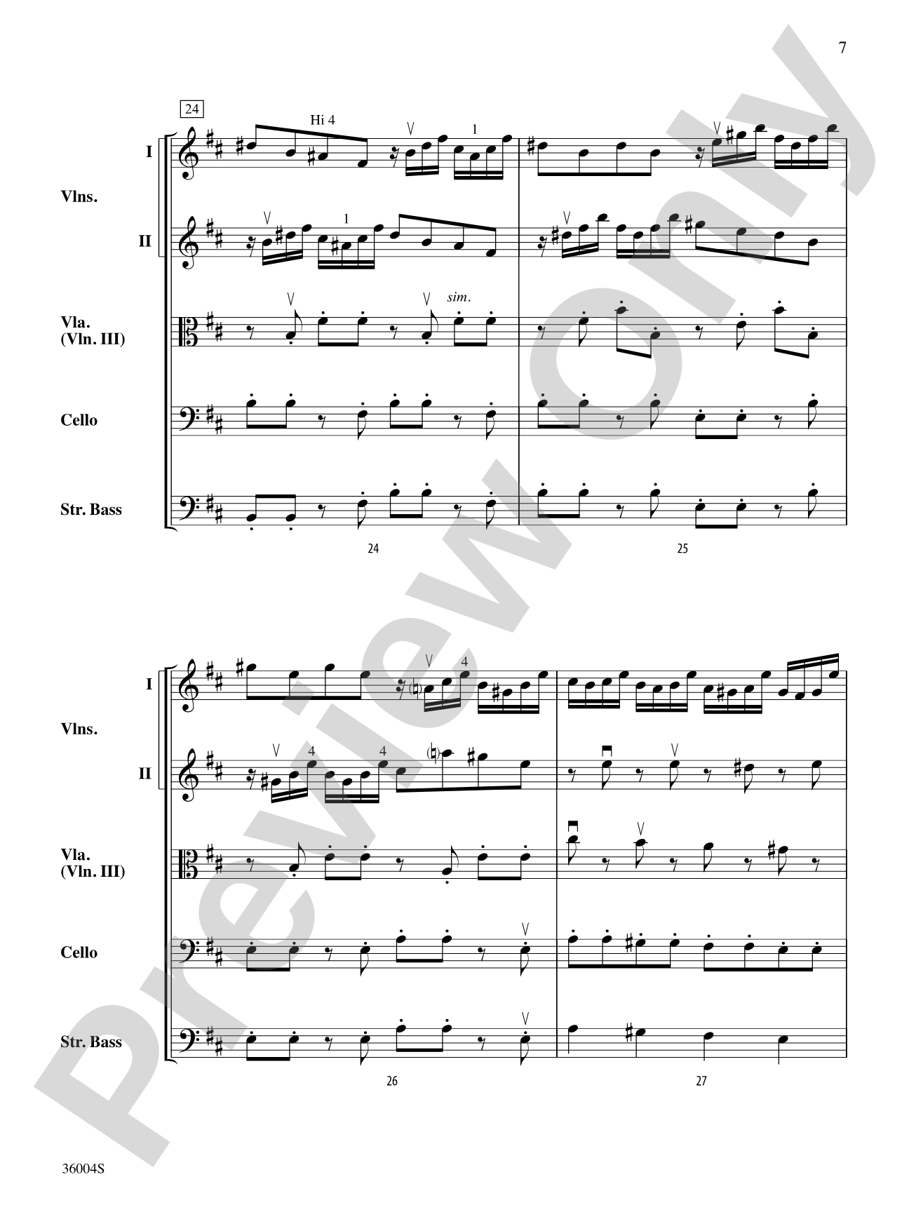 Locatelli's Challenge: String Orchestra Conductor Score & Parts