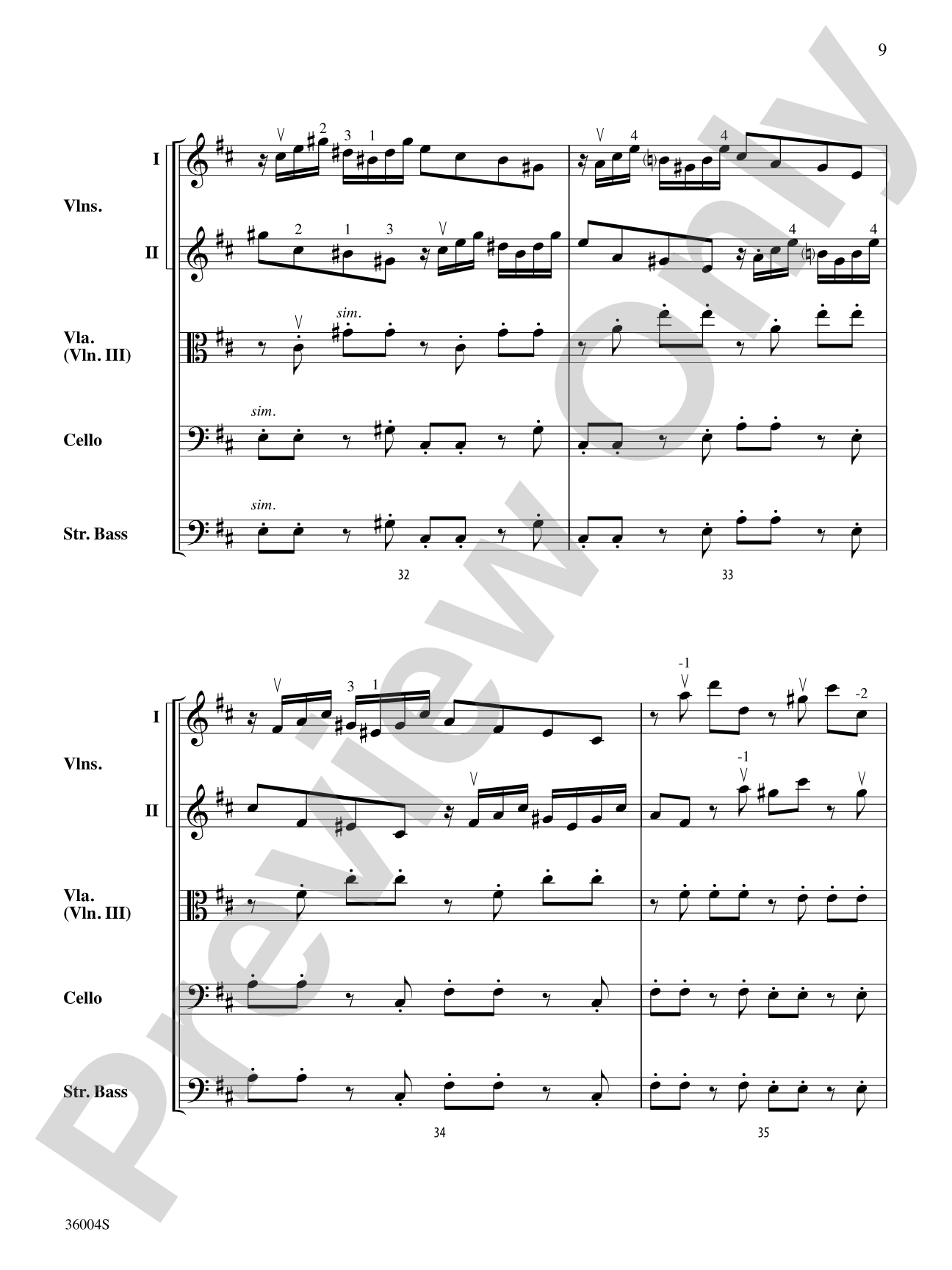 Locatelli's Challenge: String Orchestra Conductor Score & Parts