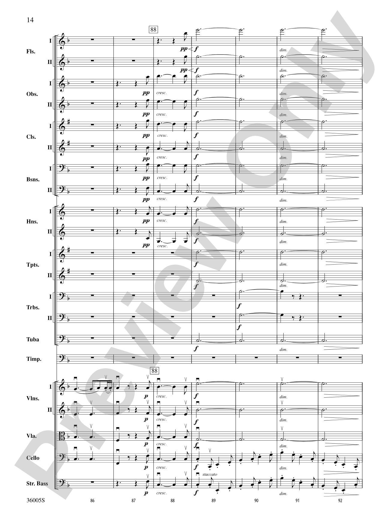Beethoven's Symphony No. 6 "Pastoral": Full Orchestra Conductor Score & Parts