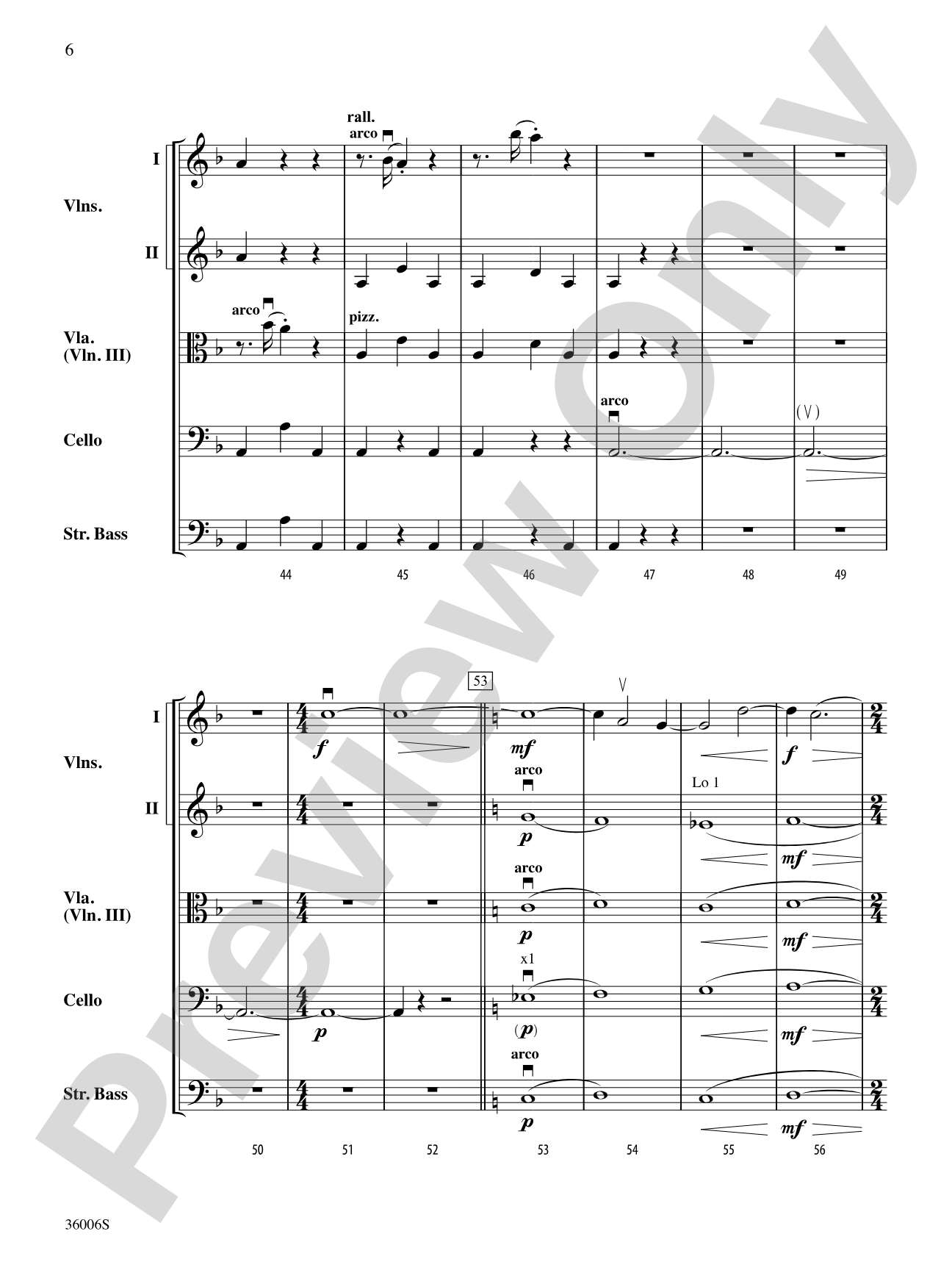 Farewell to Dobby (from Harry Potter and the Deathly Hallows, Part 1): String Orchestra Conductor Score & Parts