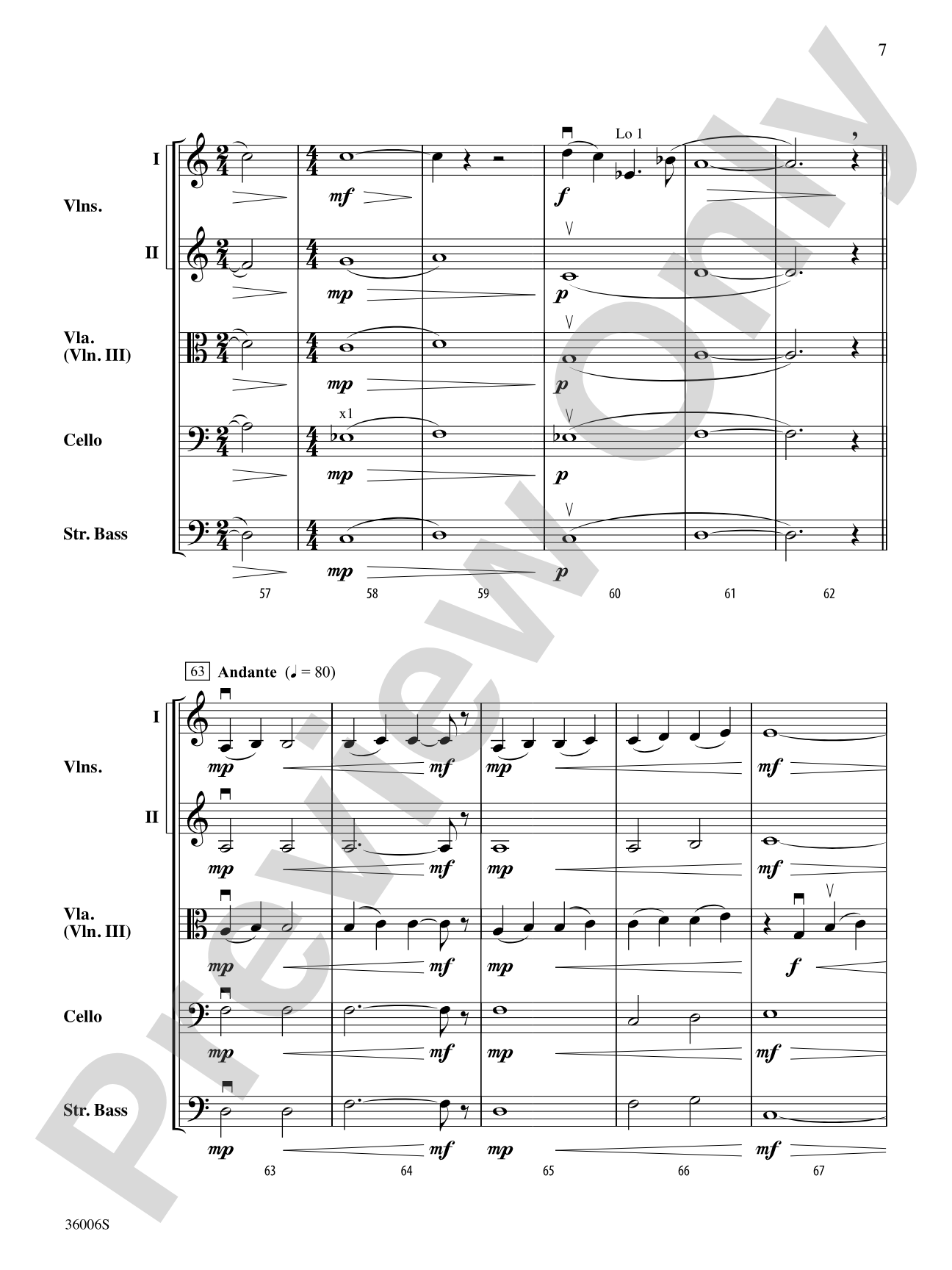 Farewell to Dobby (from Harry Potter and the Deathly Hallows, Part 1): String Orchestra Conductor Score & Parts