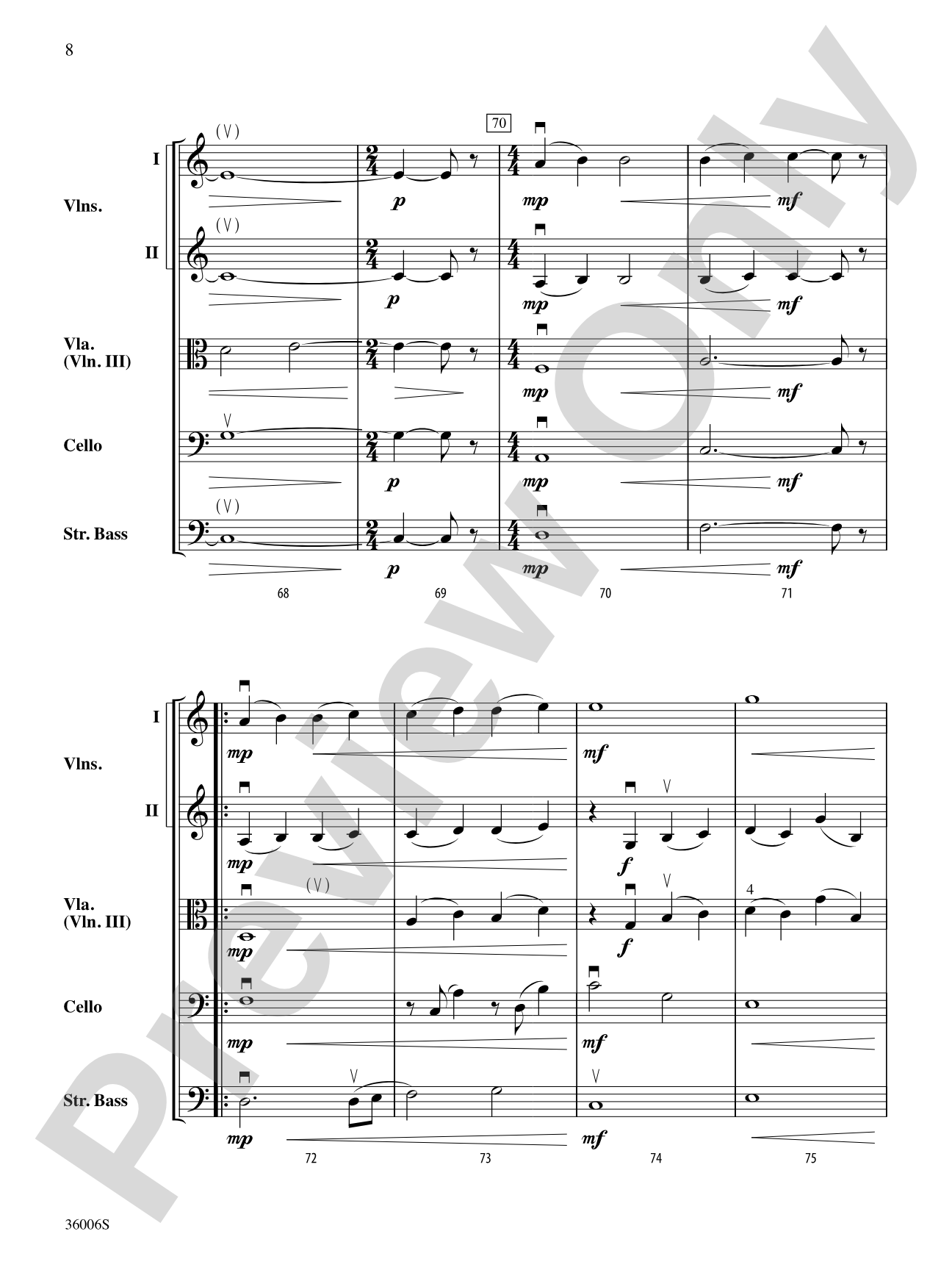 Farewell to Dobby (from Harry Potter and the Deathly Hallows, Part 1): String Orchestra Conductor Score & Parts