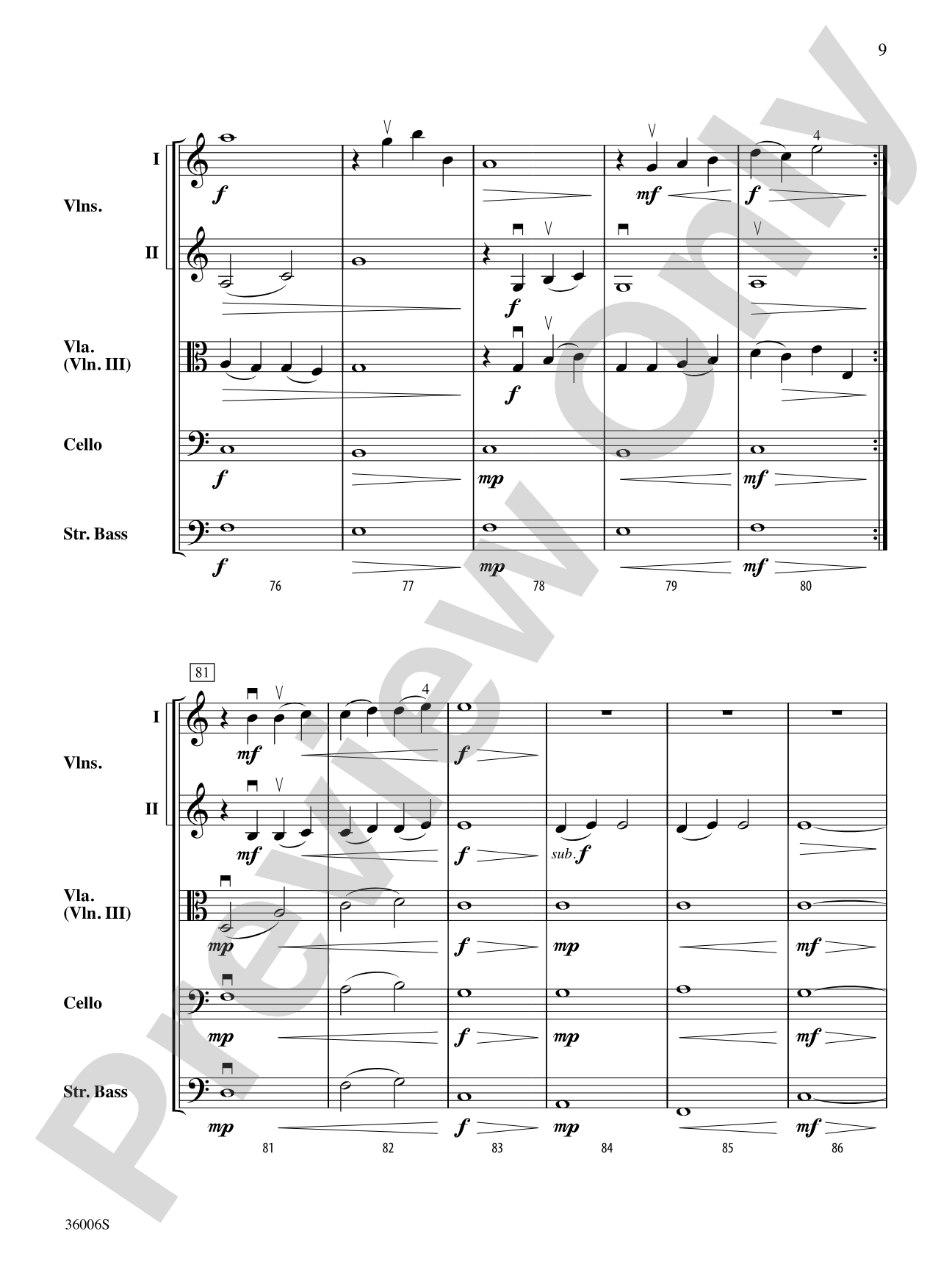 Farewell to Dobby (from Harry Potter and the Deathly Hallows, Part 1): String Orchestra Conductor Score & Parts