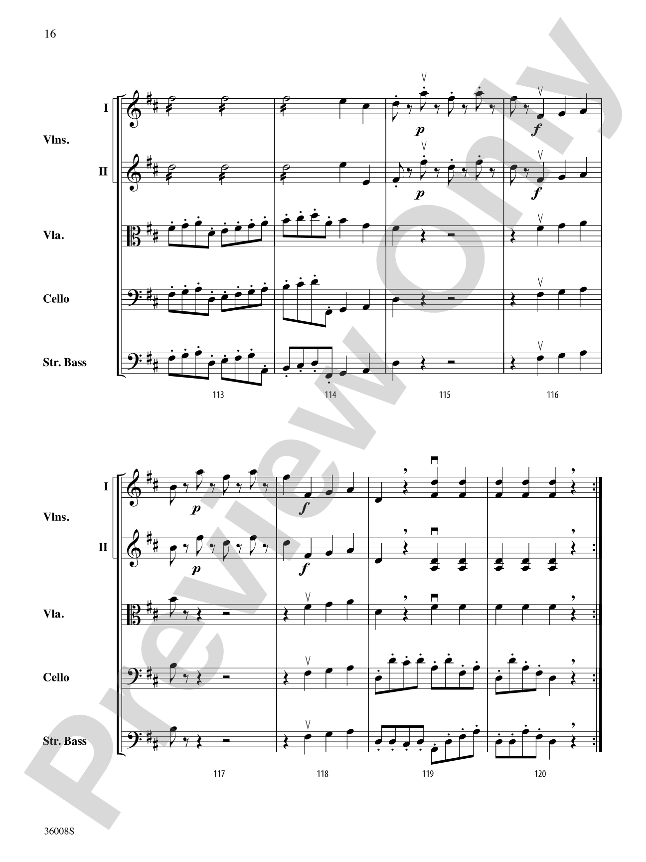 Symphony No. 1: String Orchestra Conductor Score & Parts
