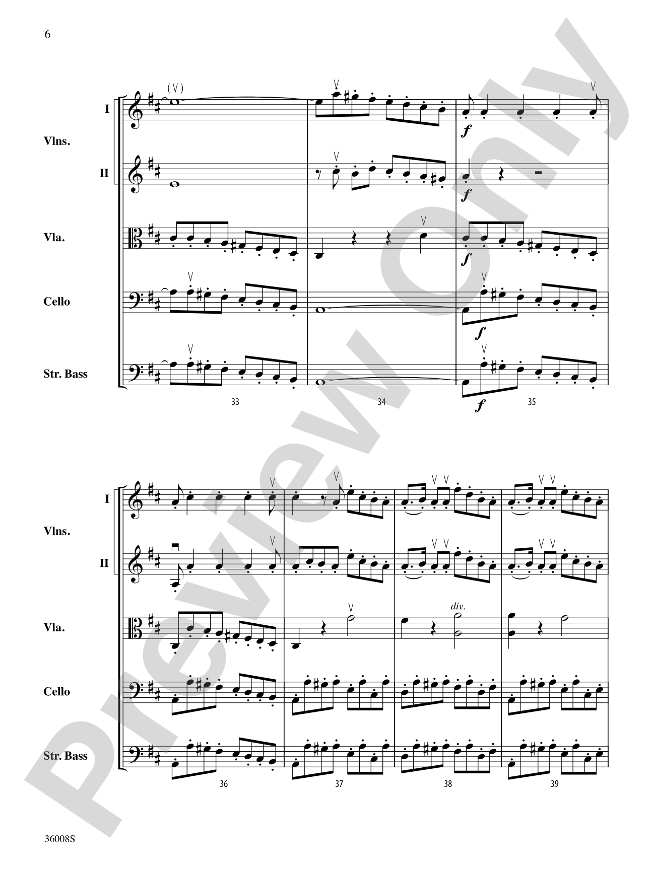 Symphony No. 1: String Orchestra Conductor Score & Parts