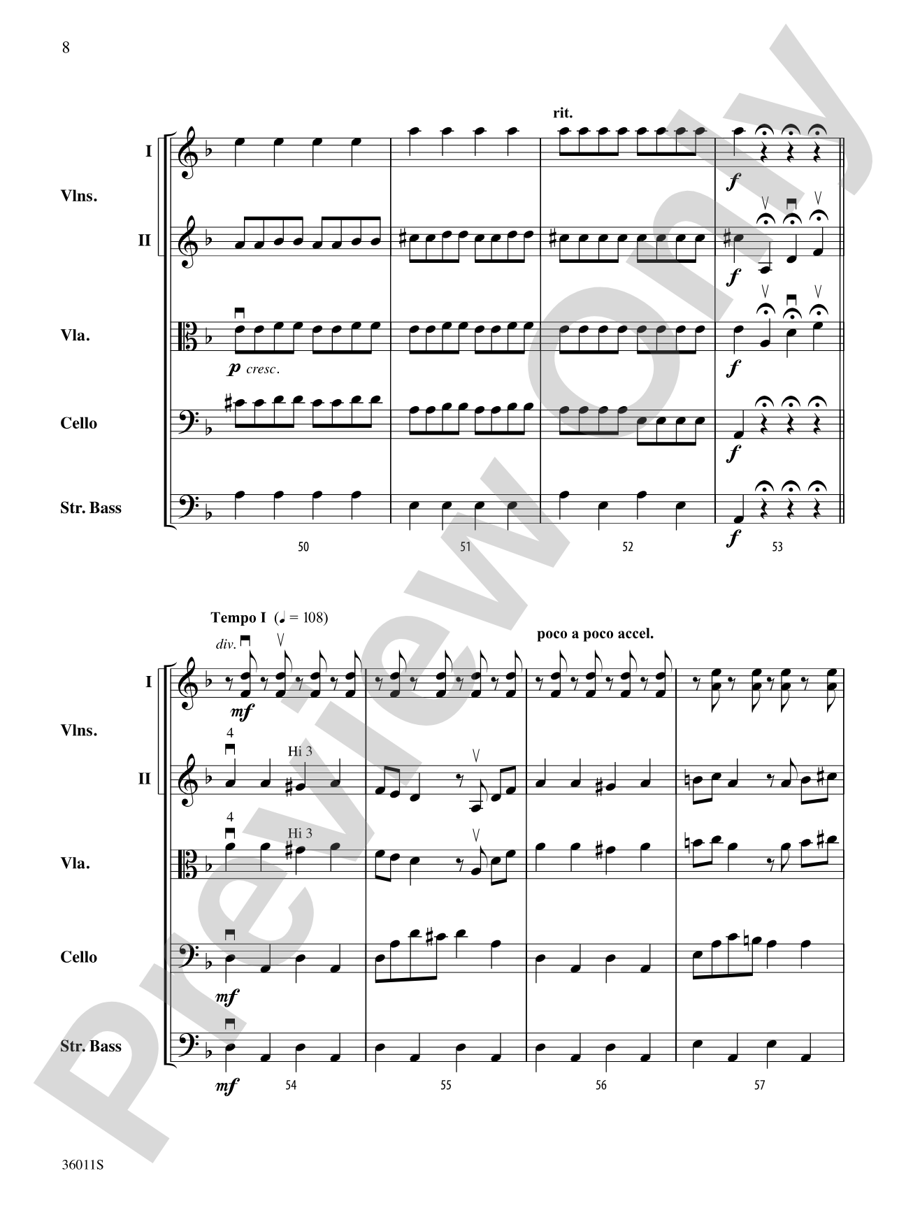 Chosen Kallah Mazel Tov: String Orchestra Conductor Score & Parts