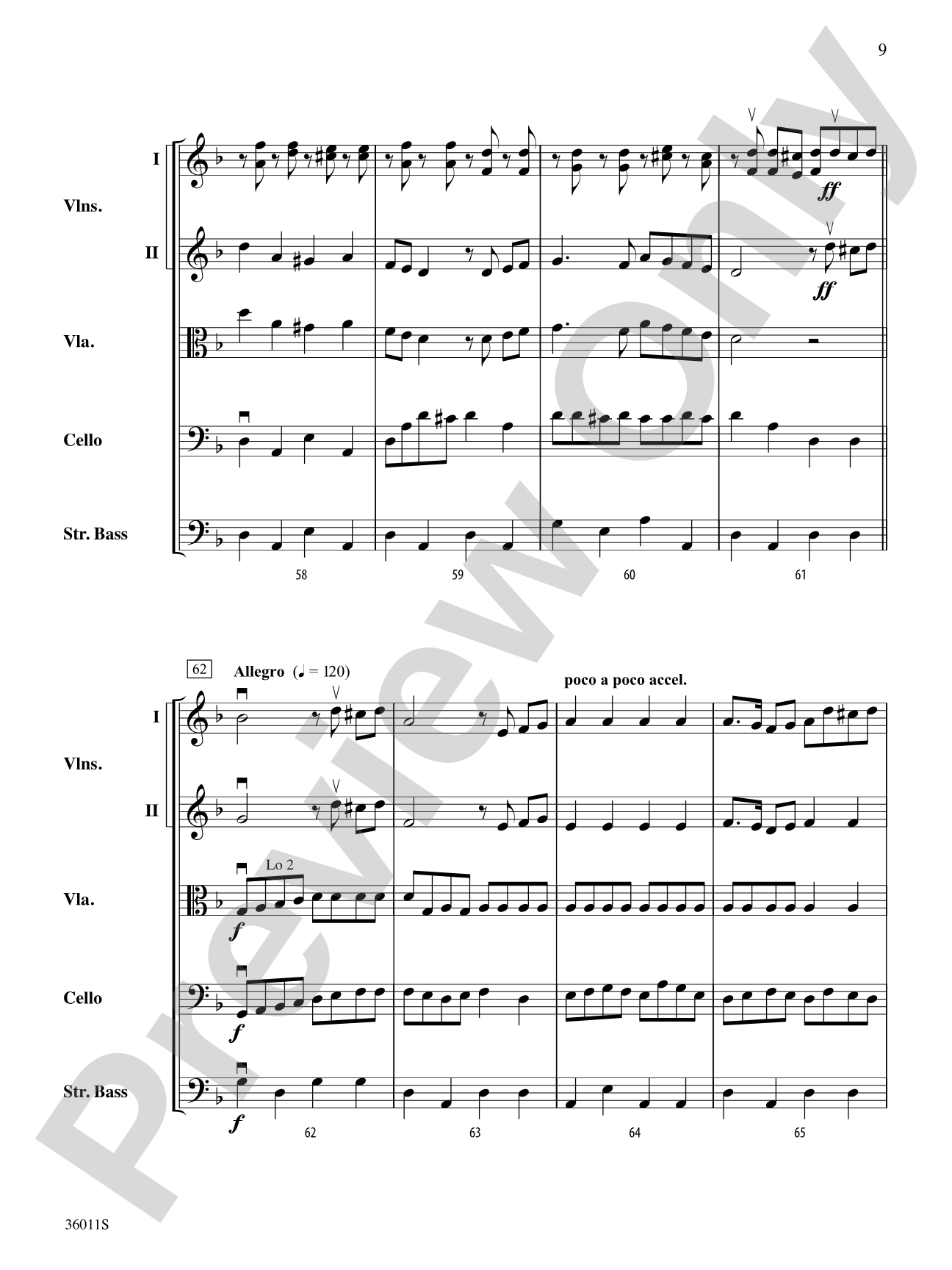 Chosen Kallah Mazel Tov: String Orchestra Conductor Score & Parts