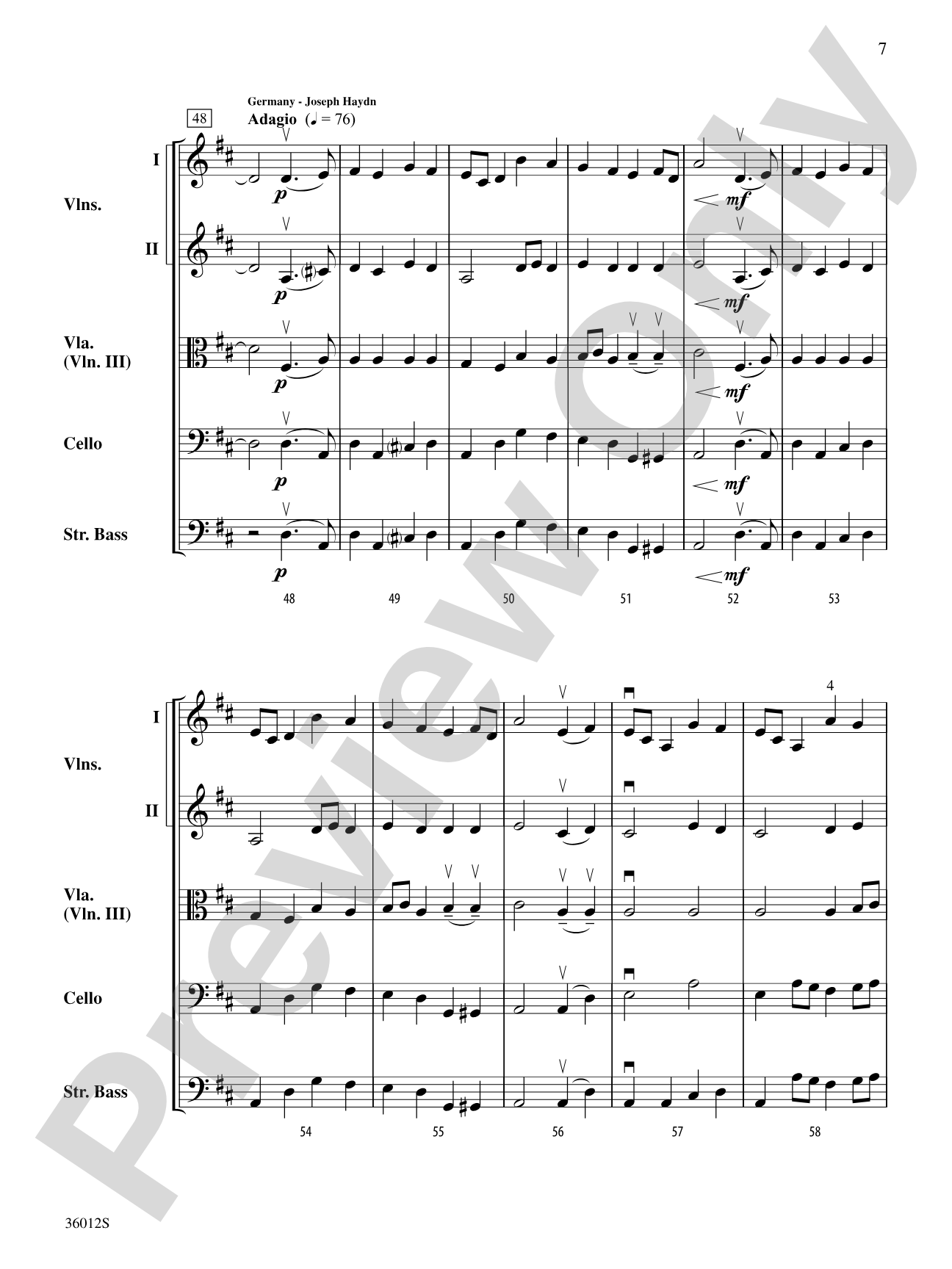 National Anthems Around the World: String Orchestra Conductor Score & Parts