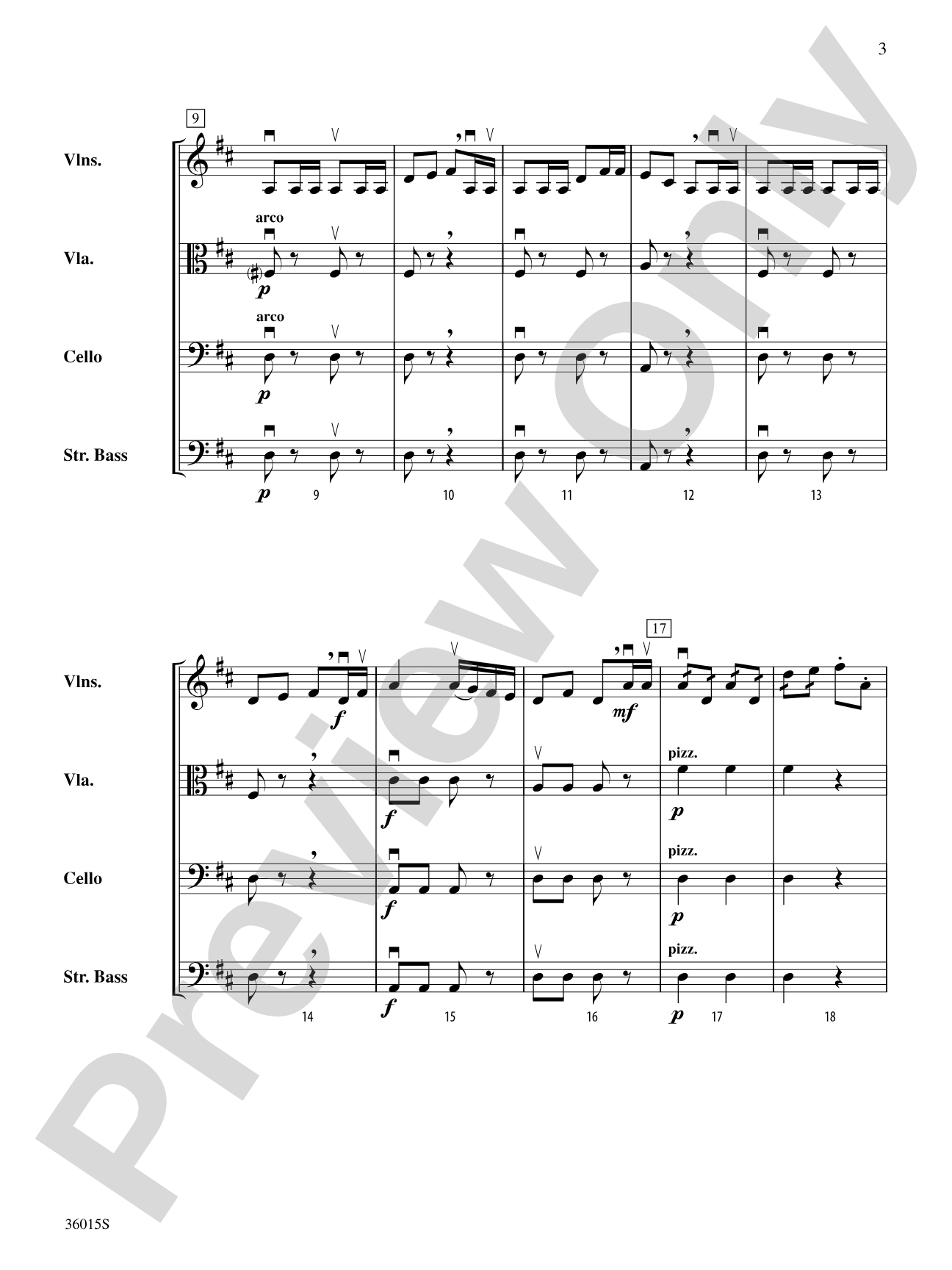 The "Billy Tell" Overture: String Orchestra Conductor Score & Parts