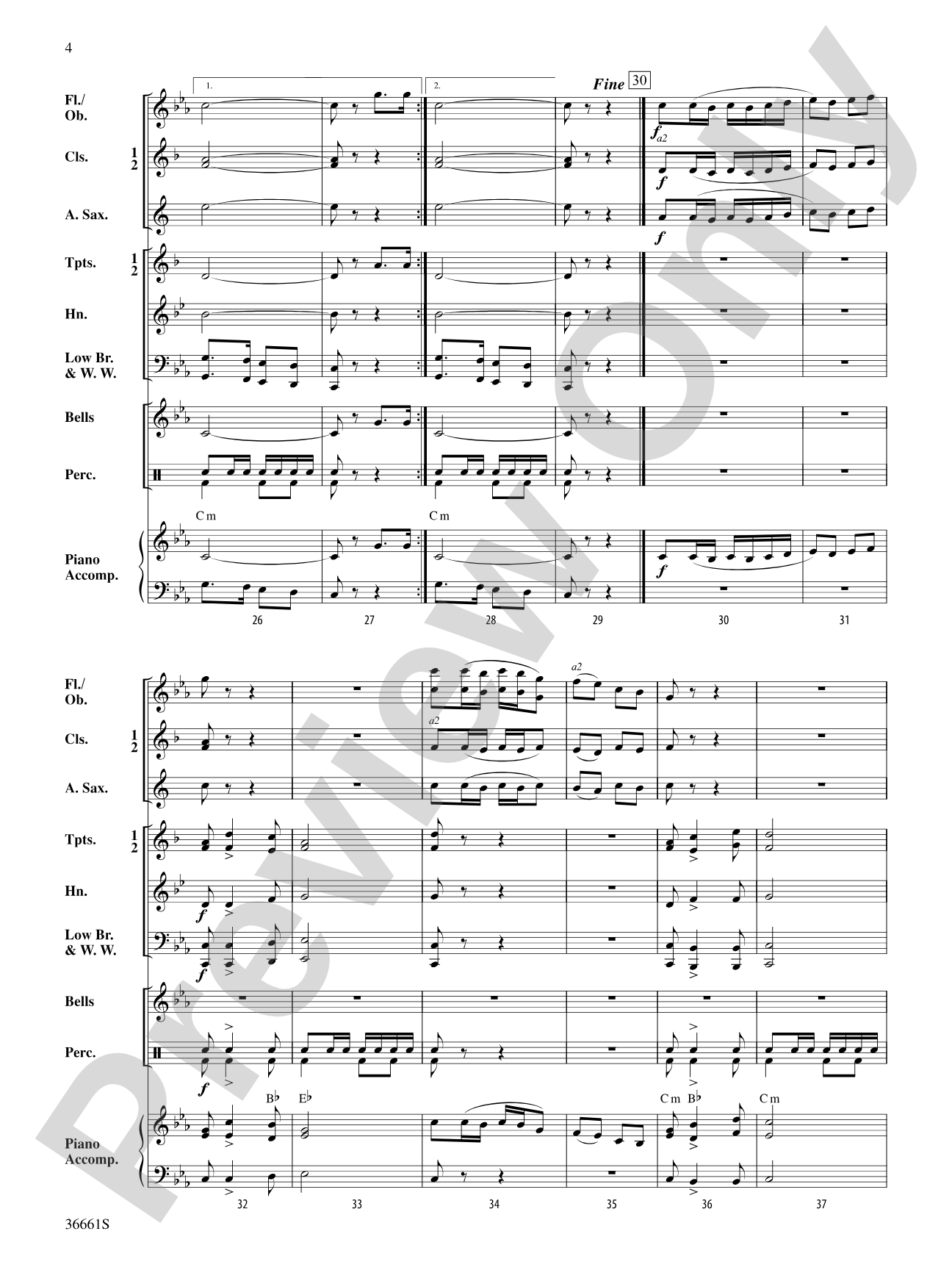 Maritime March: Concert Band Conductor Score & Parts