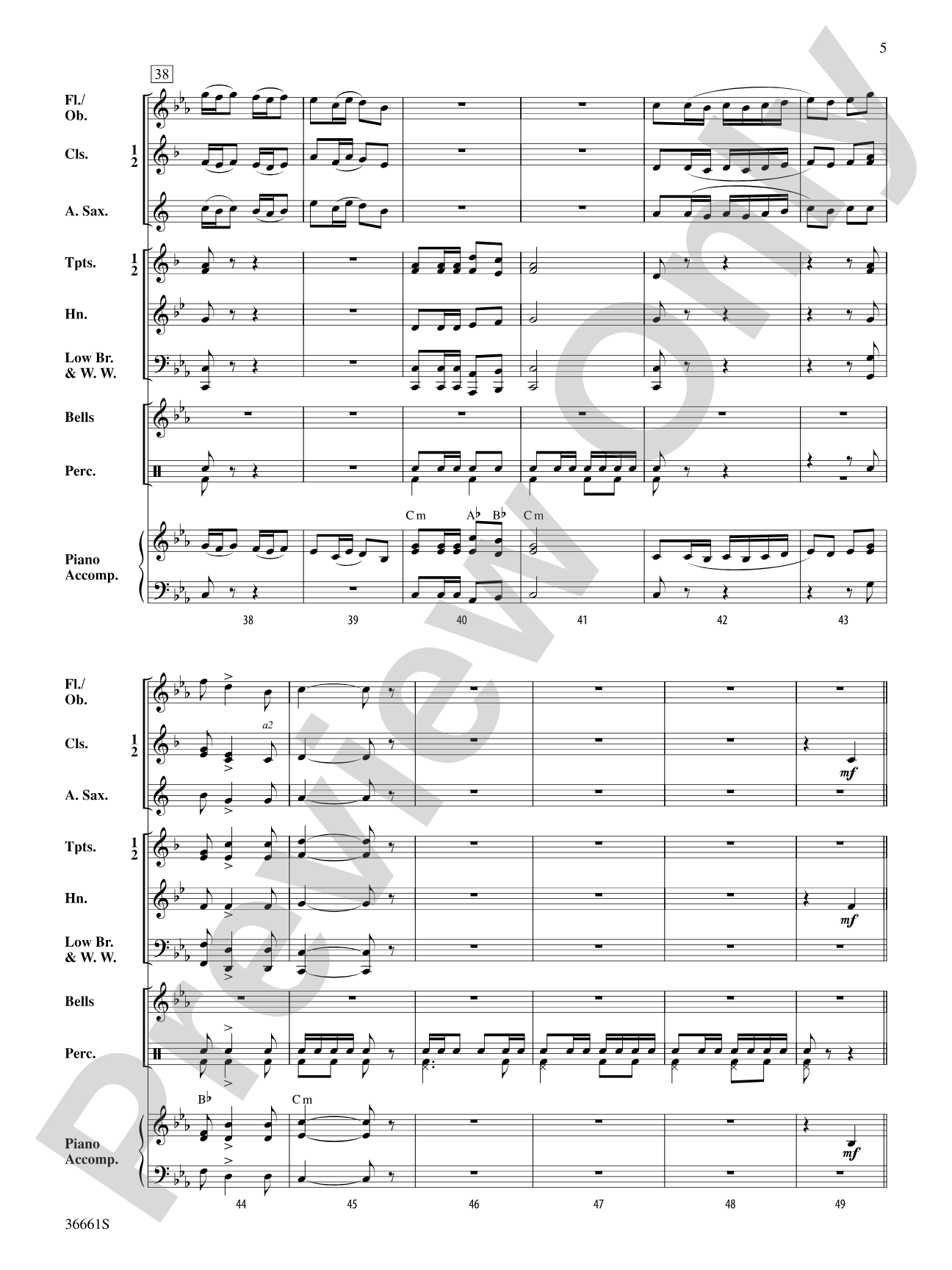 Maritime March: Concert Band Conductor Score & Parts