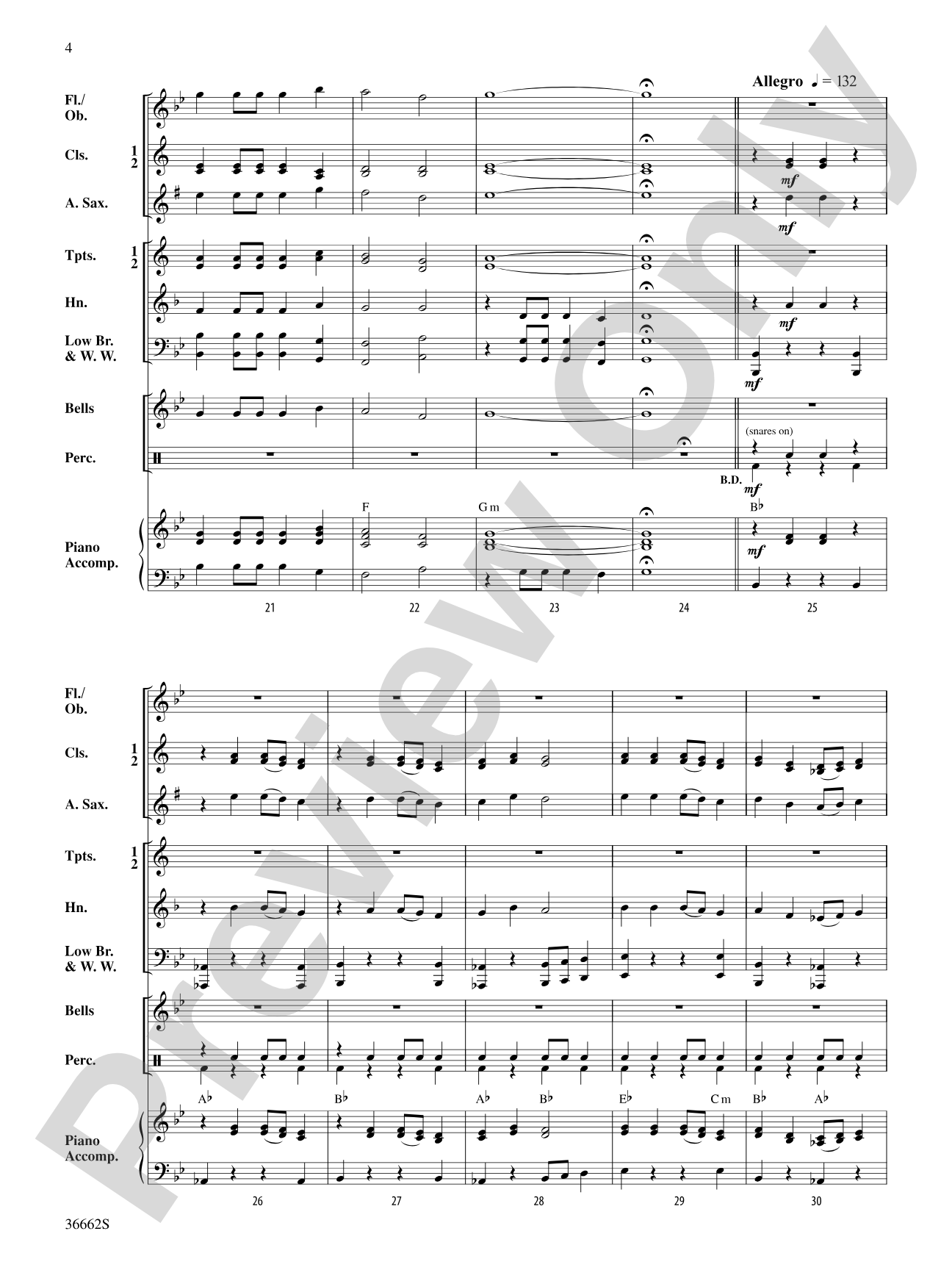 Two Modal Episodes: Concert Band Conductor Score & Parts