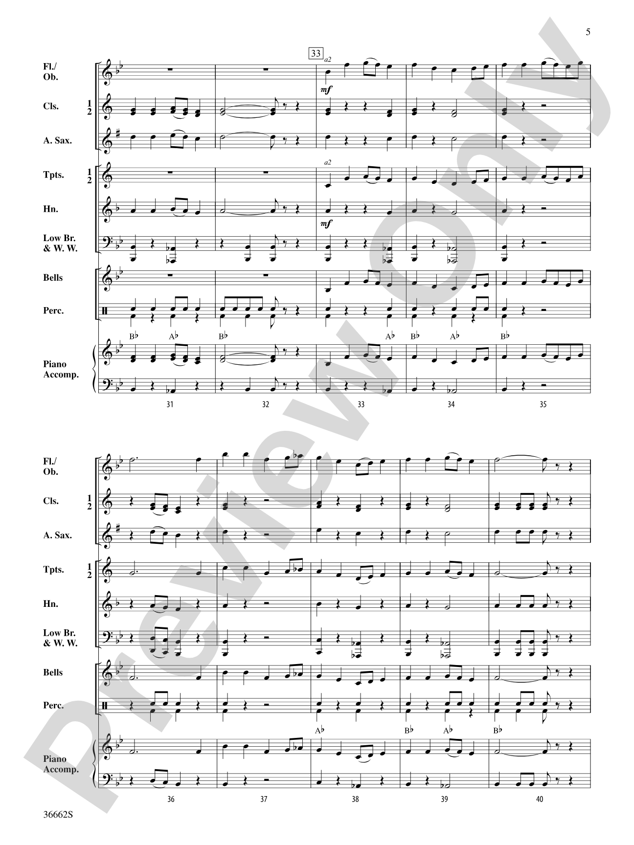 Two Modal Episodes: Concert Band Conductor Score & Parts