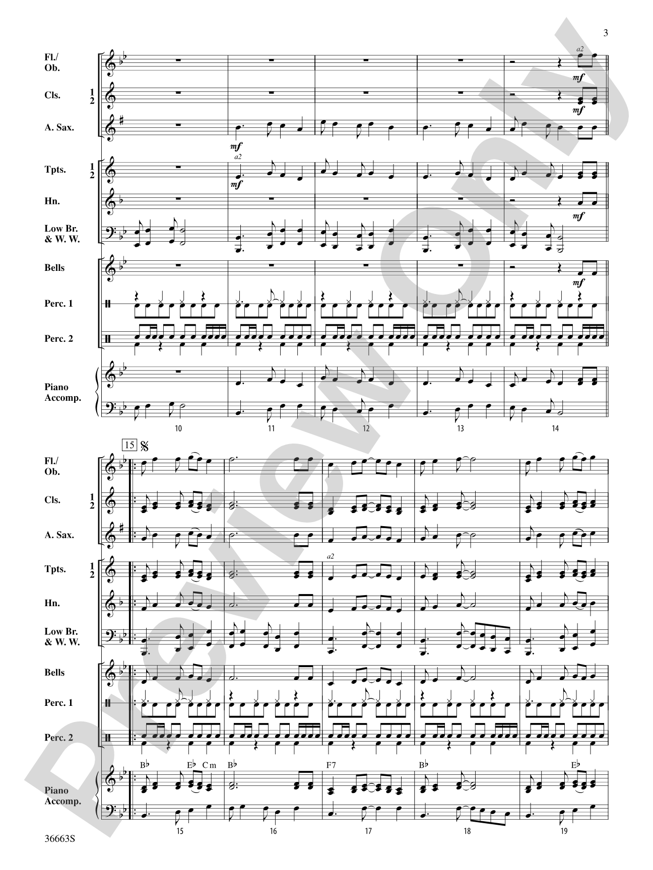 Pico Rivera: Concert Band Conductor Score & Parts