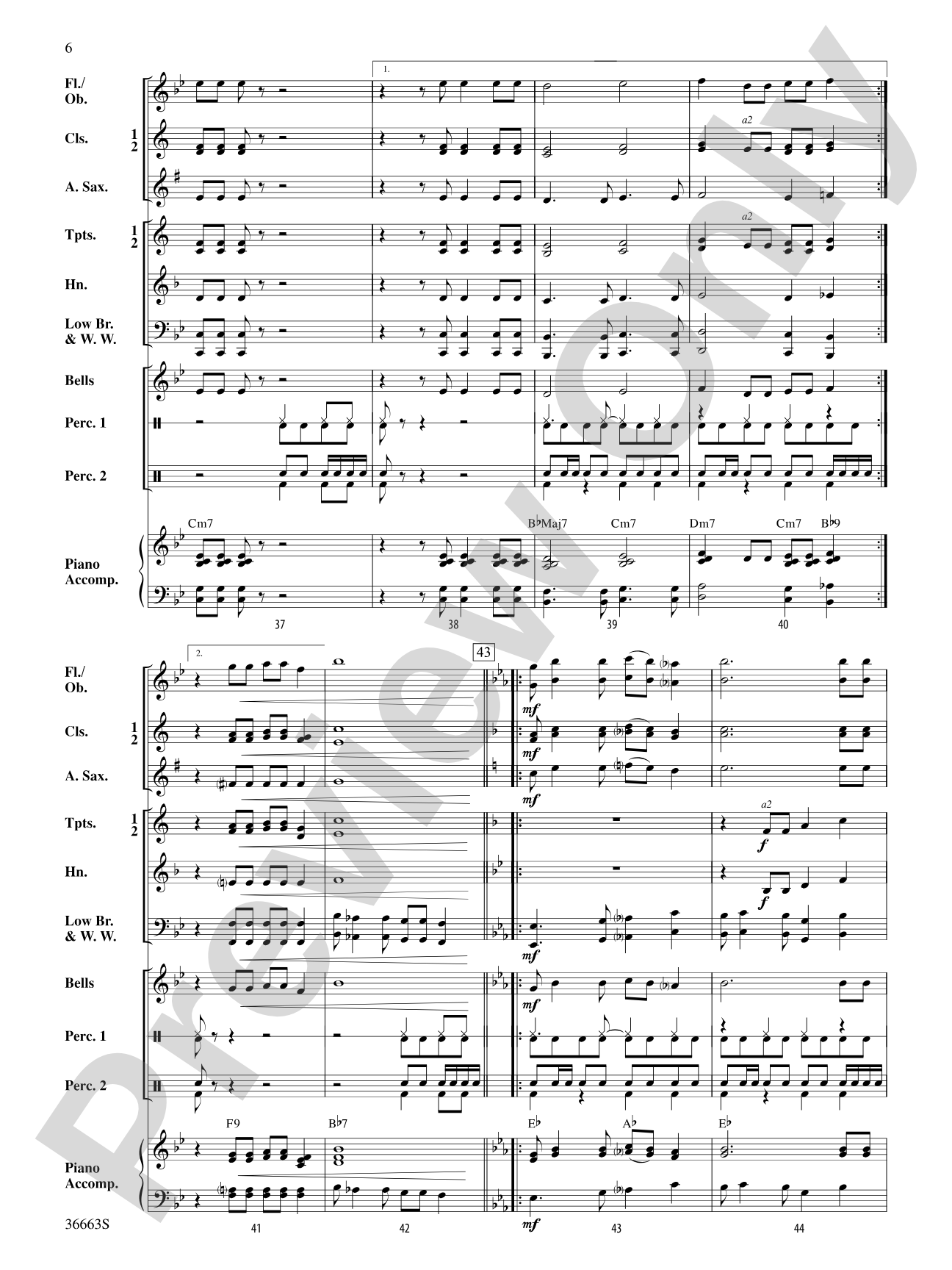 Pico Rivera: Concert Band Conductor Score & Parts