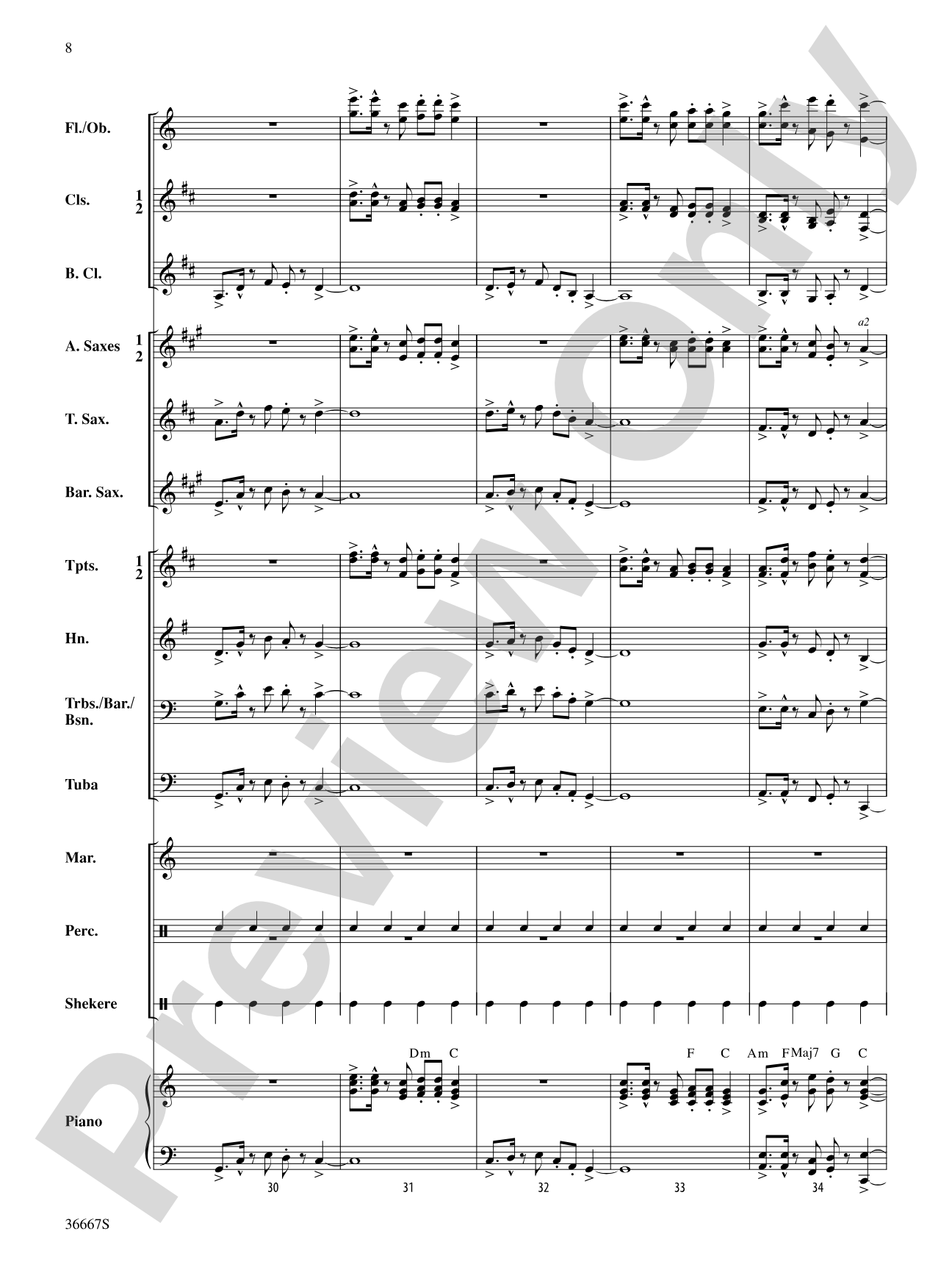 African Adventure: Concert Band Conductor Score & Parts