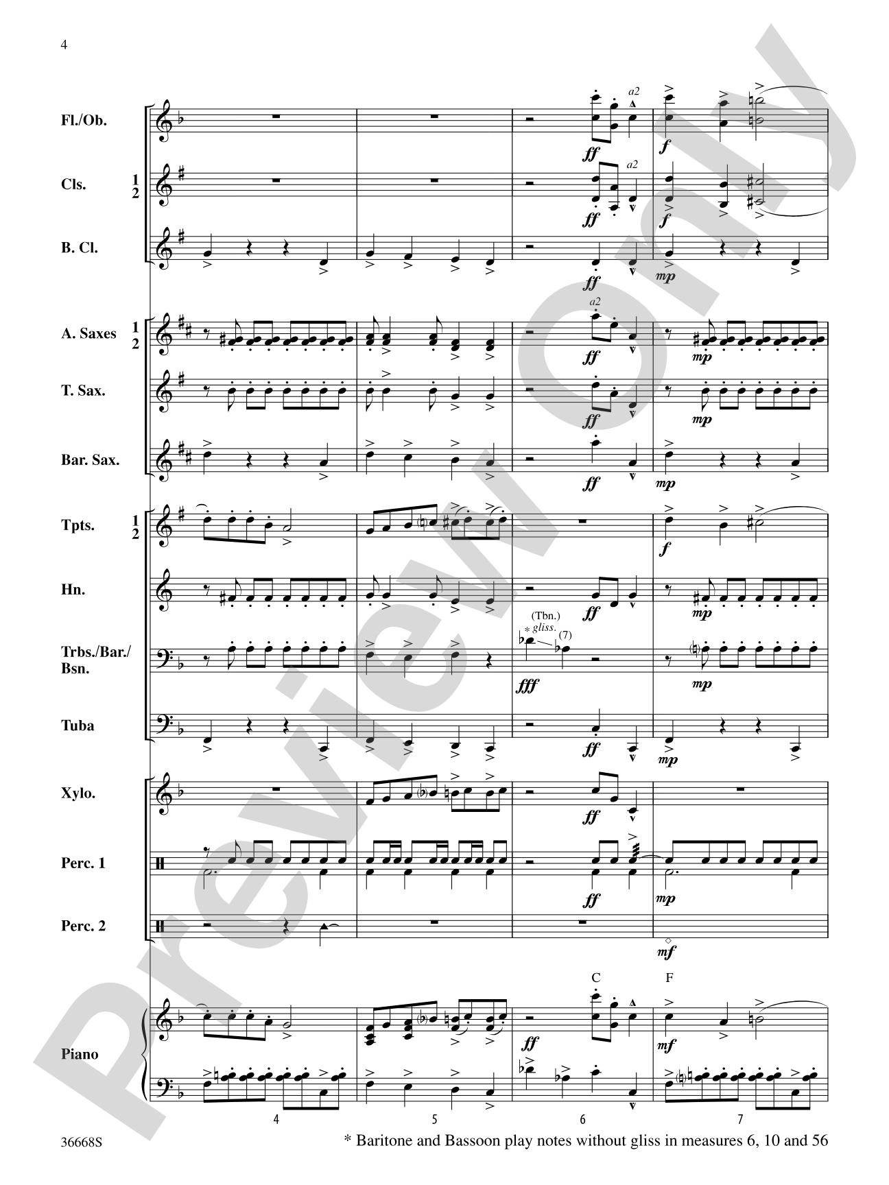 Crazy for Cartoons: Concert Band Conductor Score & Parts