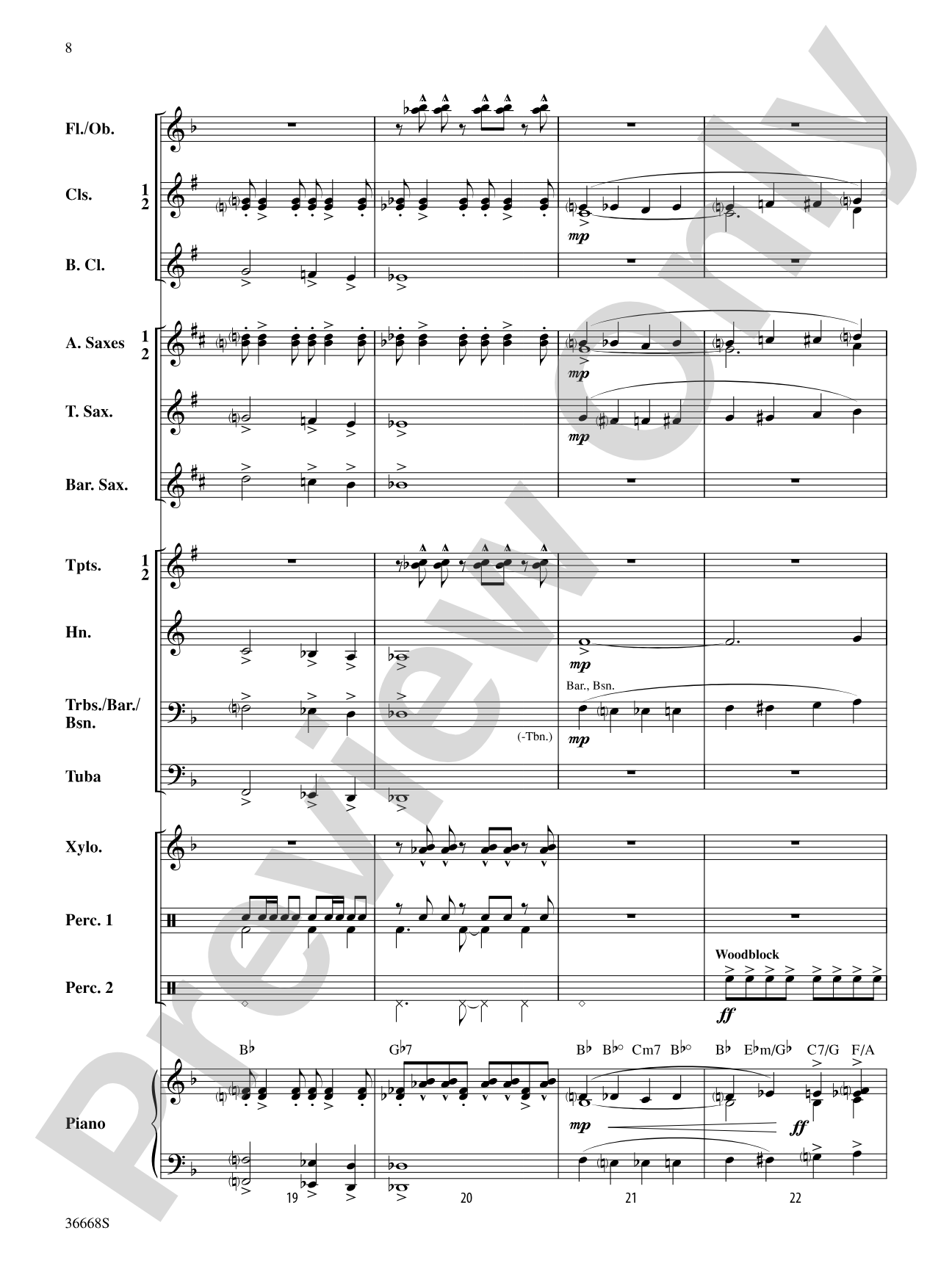 Crazy for Cartoons: Concert Band Conductor Score & Parts